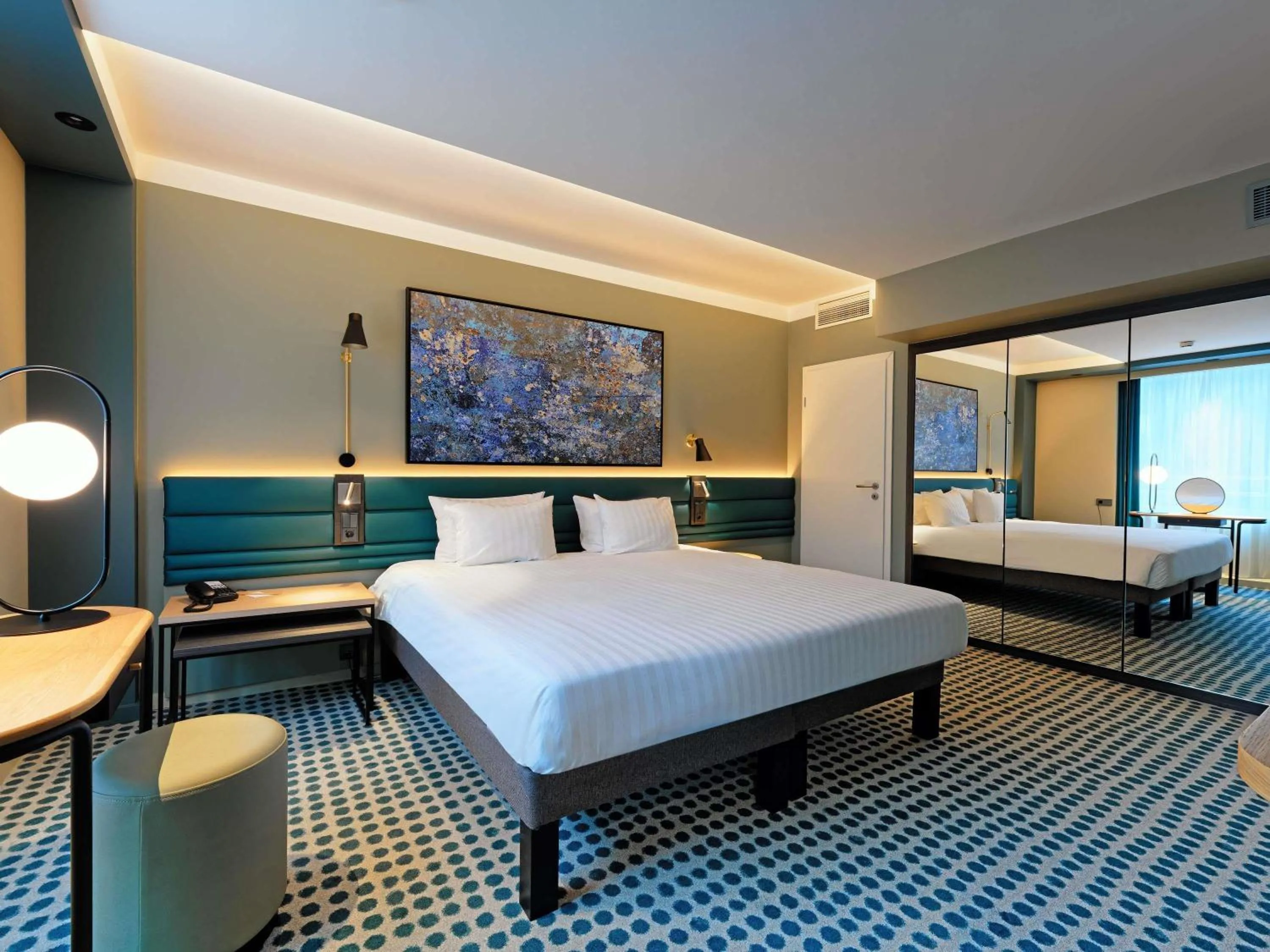 Photo of the whole room, Bed in Novotel Luxembourg Kirchberg