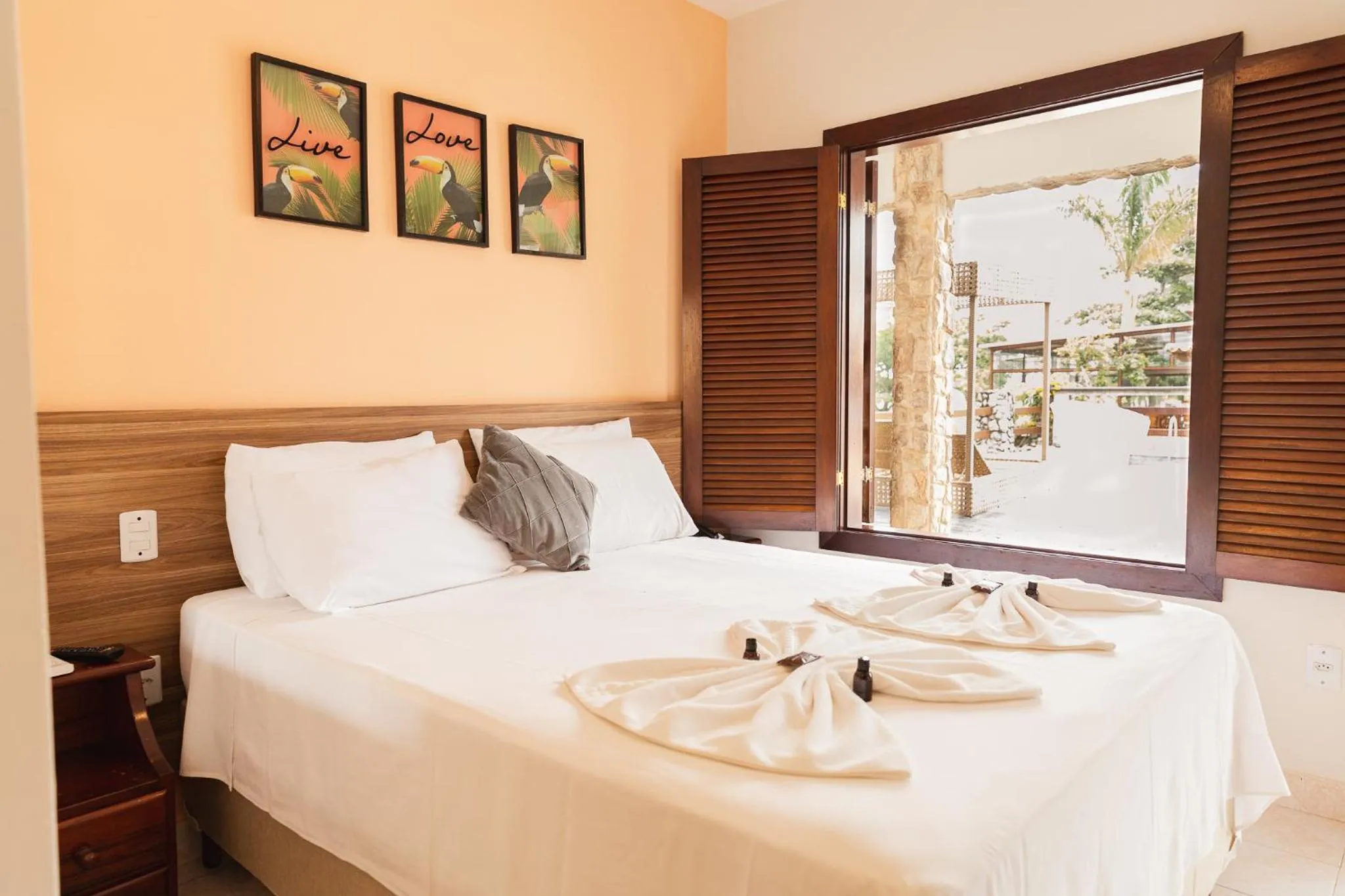 Bedroom in Pousada Algodão da Praia