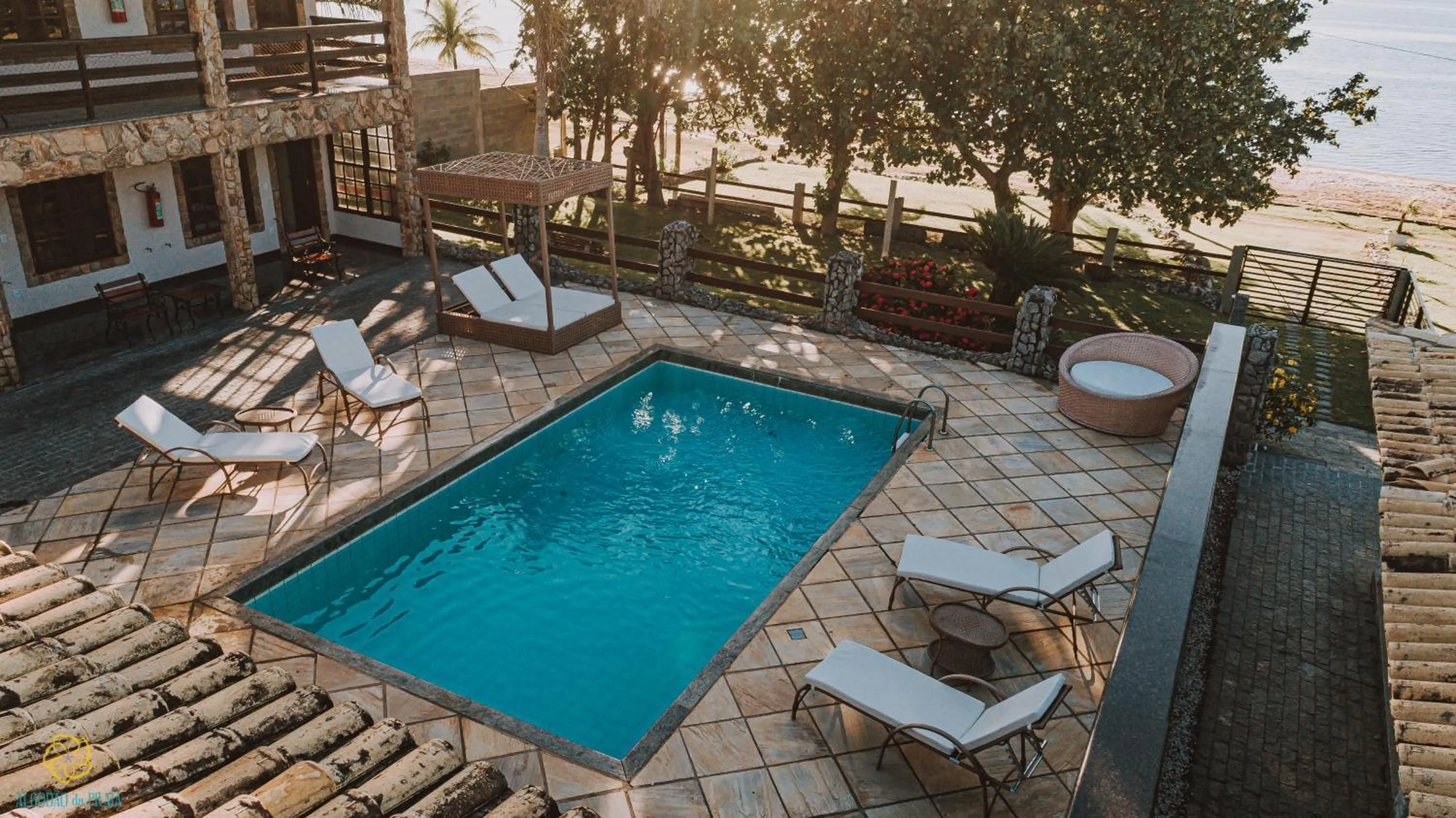 Swimming pool in Pousada Algodão da Praia