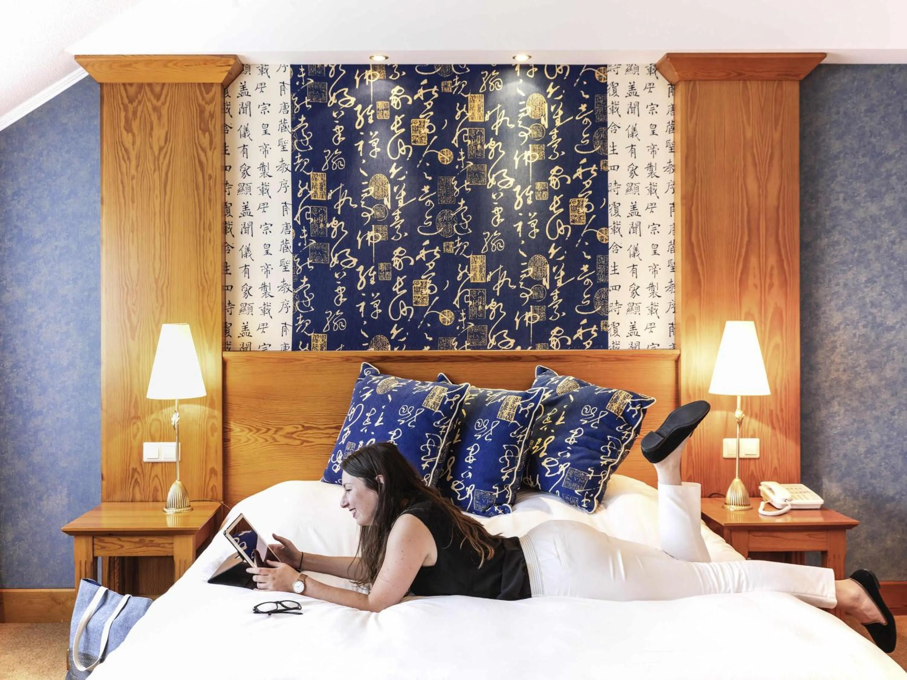 Bedroom, Bed in Mercure Luxembourg Kikuoka Golf & Spa