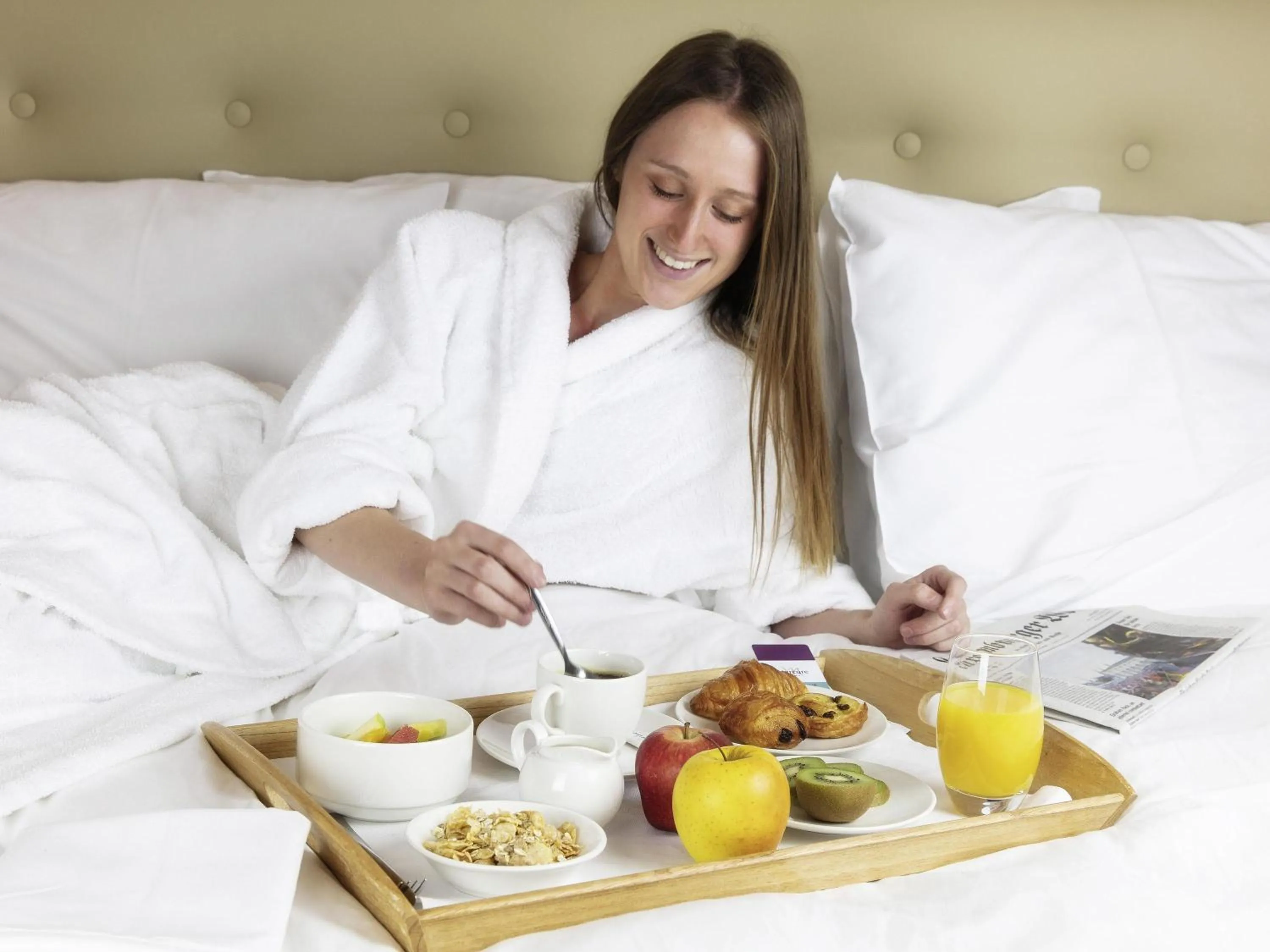 Breakfast, Bed in Mercure Luxembourg Kikuoka Golf & Spa