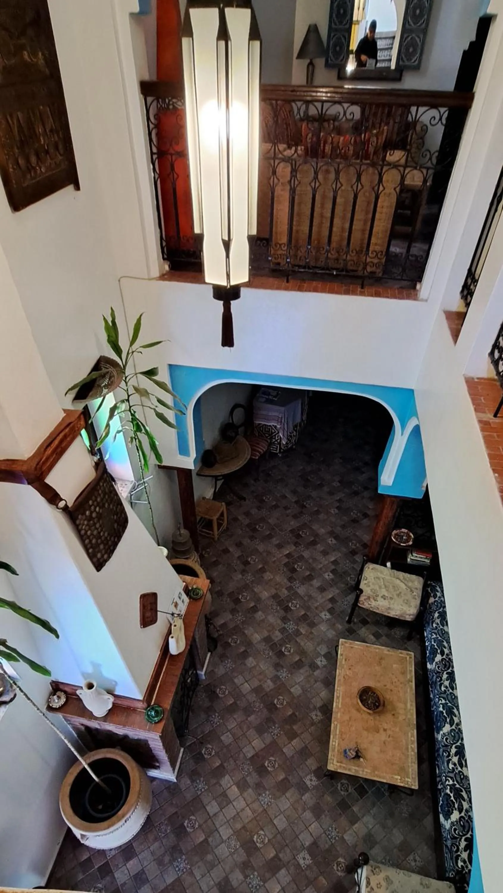 Inner courtyard view in Dar Yakout