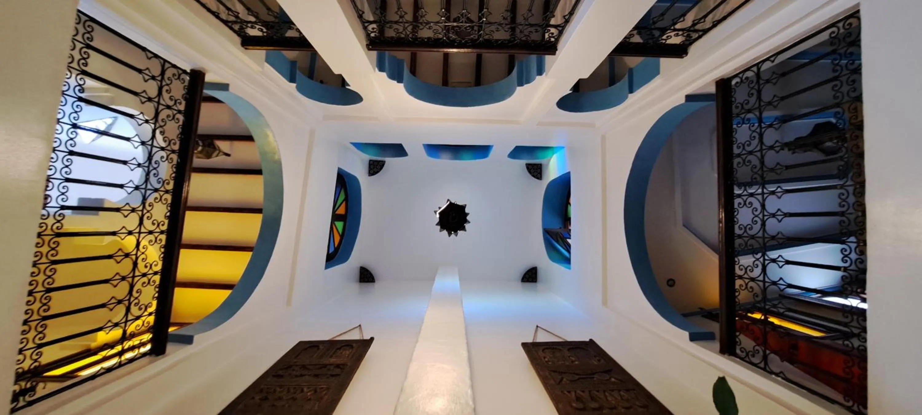 Inner courtyard view in Dar Yakout