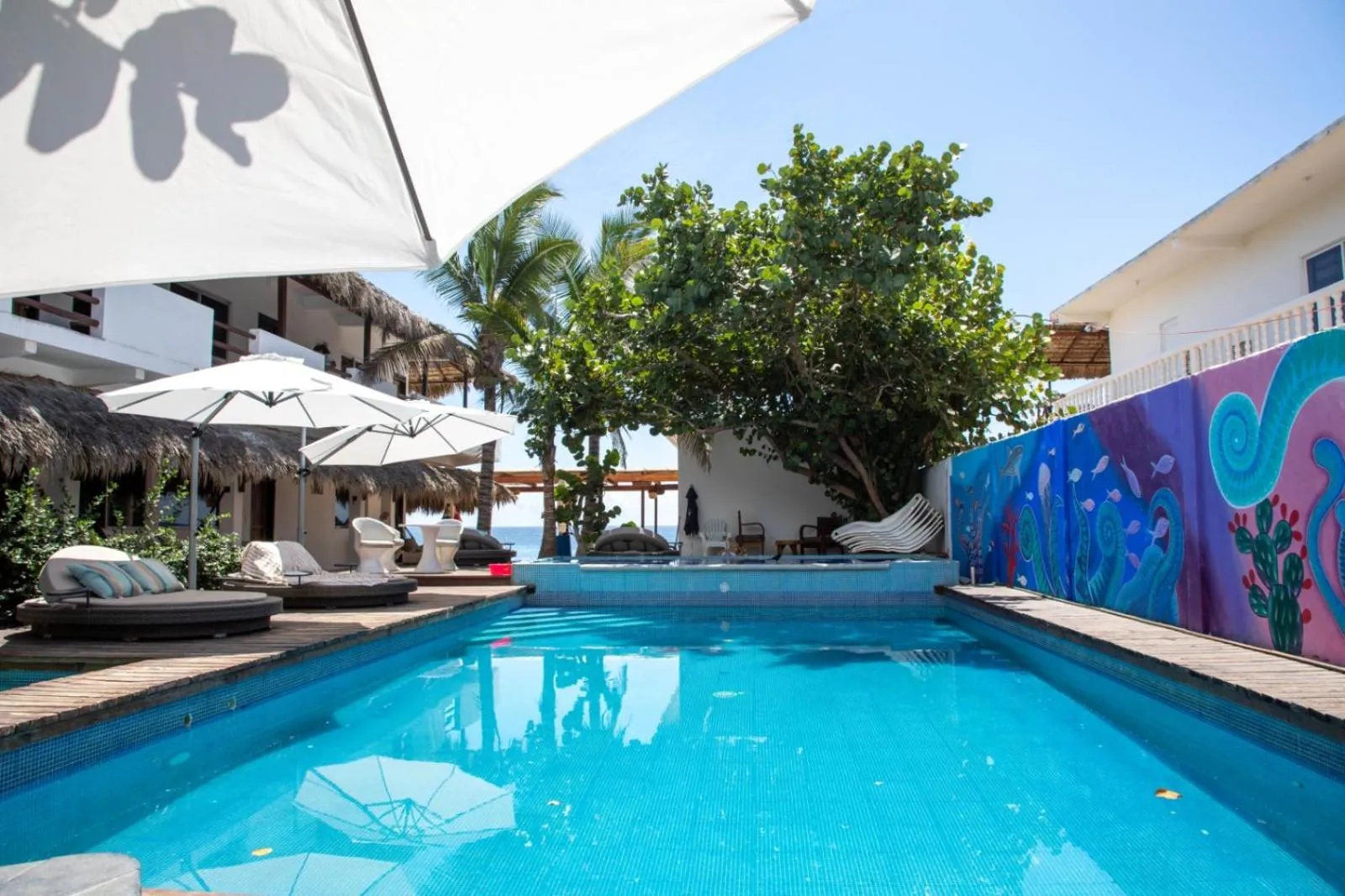 Solarium in Hotel Playa Zipolite