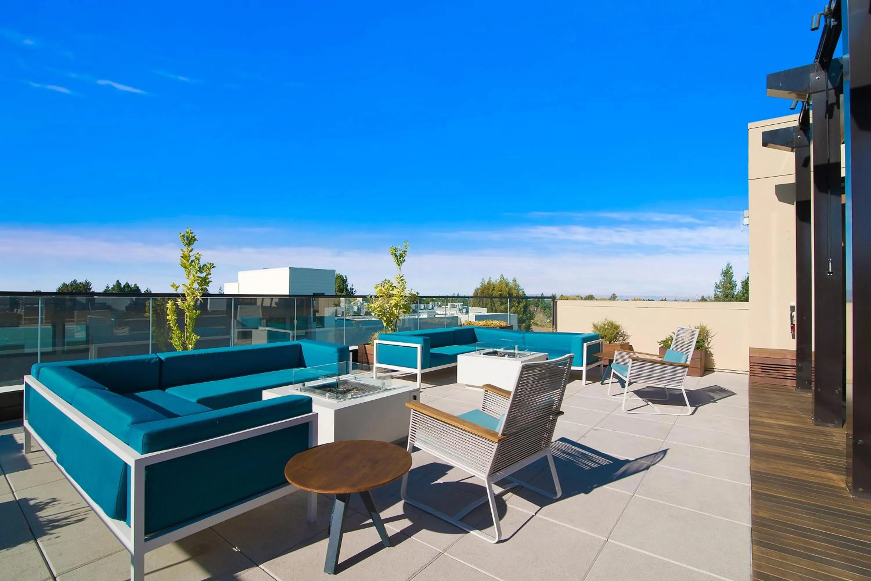 Balcony/Terrace in Global Luxury Suites at Downtown Mountain View