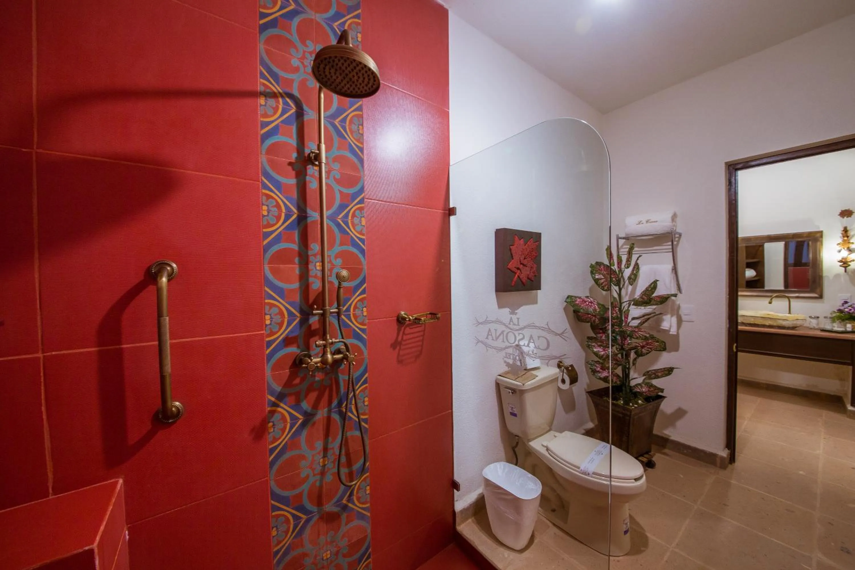 Shower in La Casona Minera