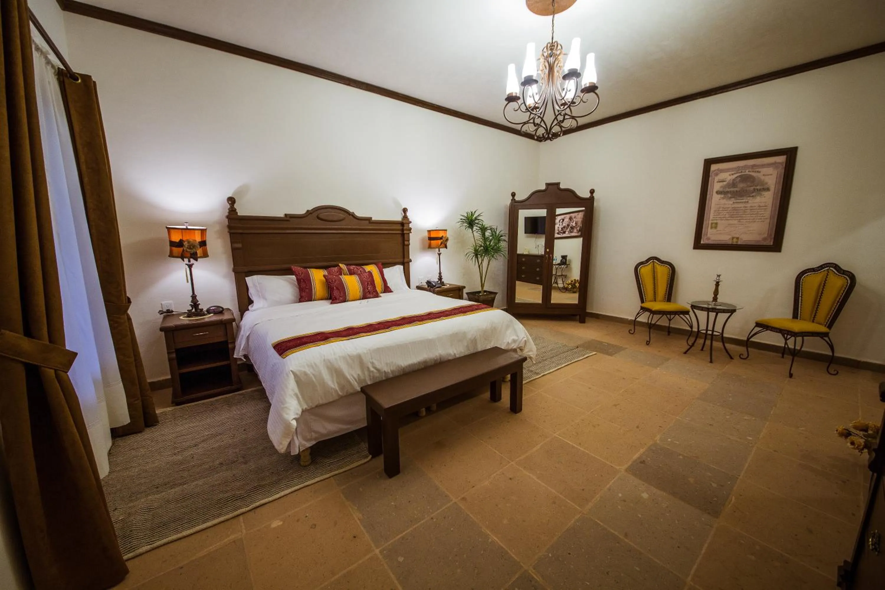 Bed in La Casona Minera