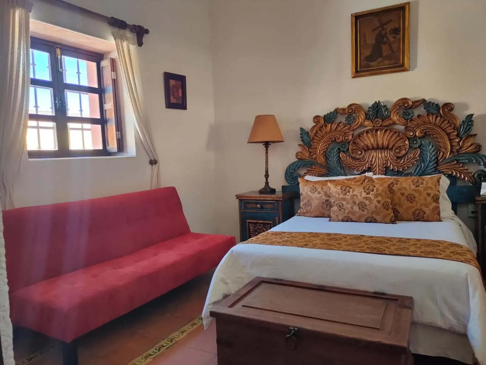 Bed in La Casona Minera