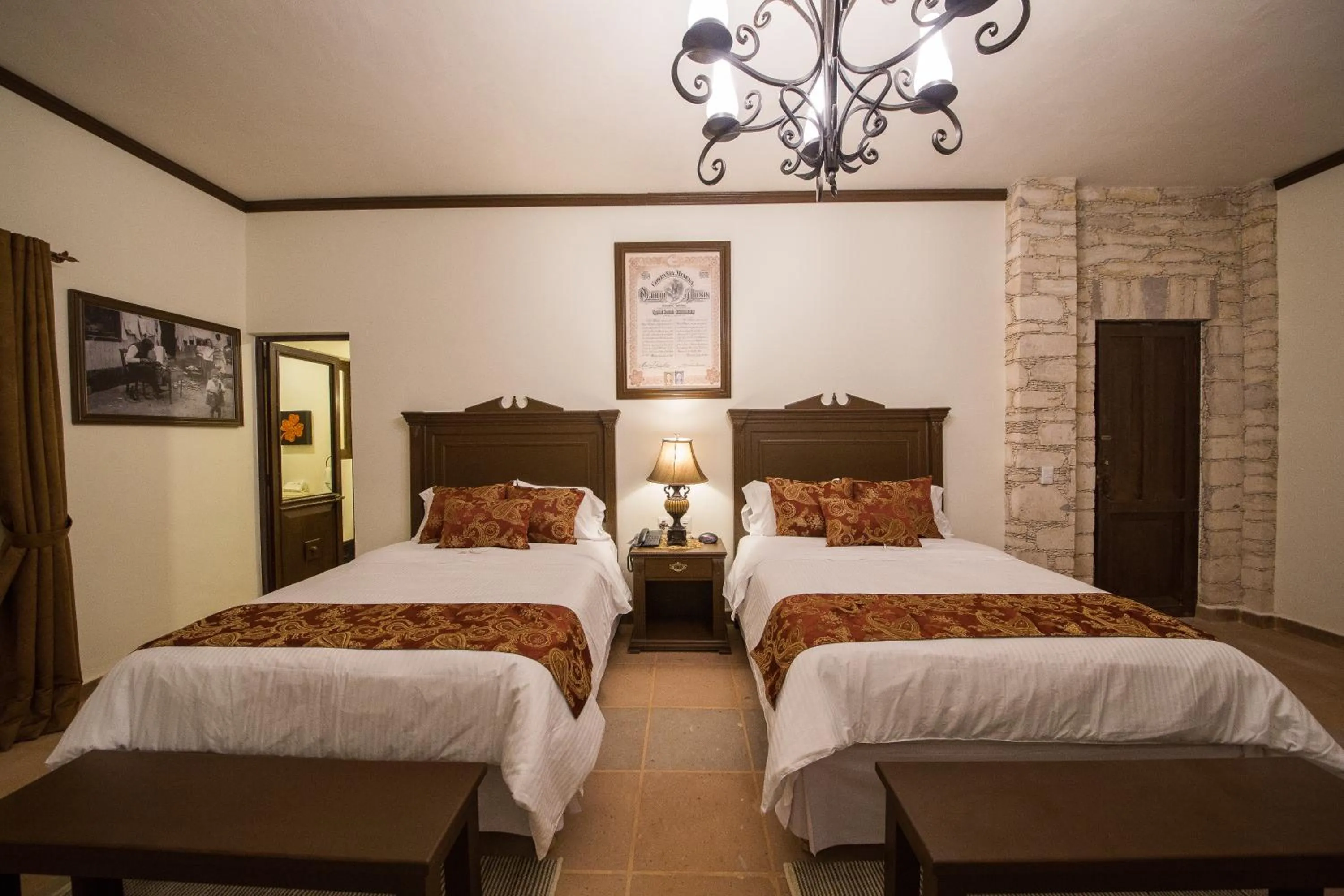 Bed in La Casona Minera