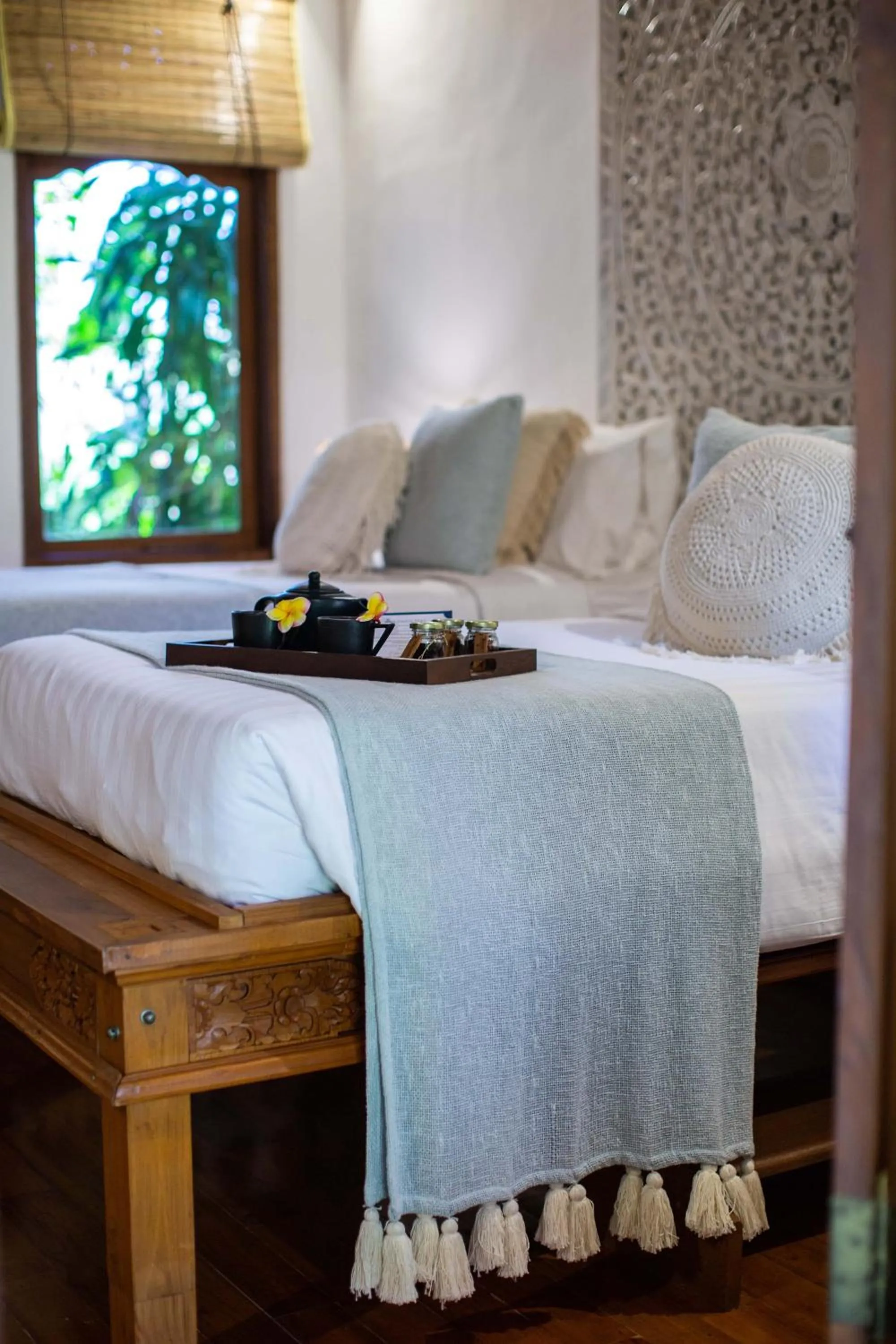 Bed in Vision Villa Resort