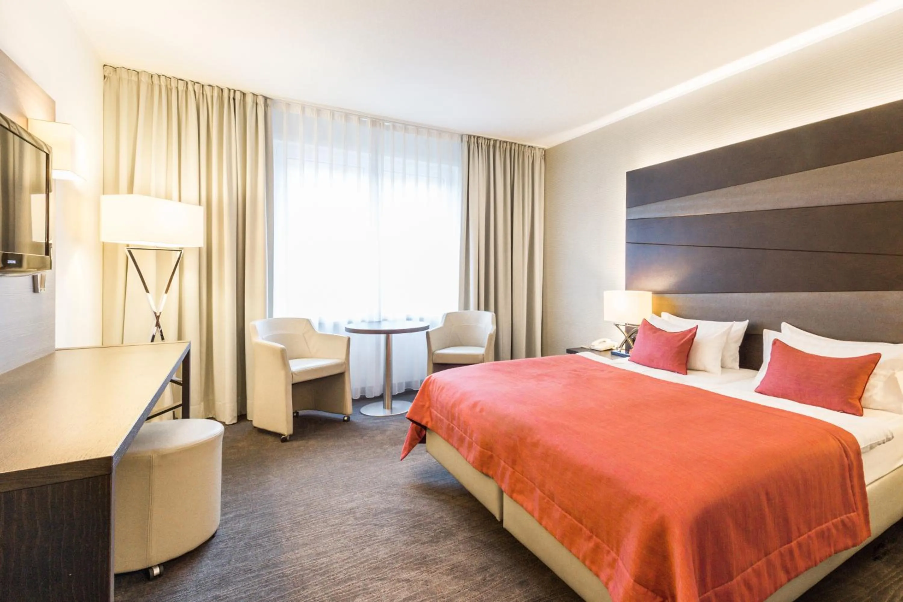 Bedroom, Bed in Parc Hotel Alvisse