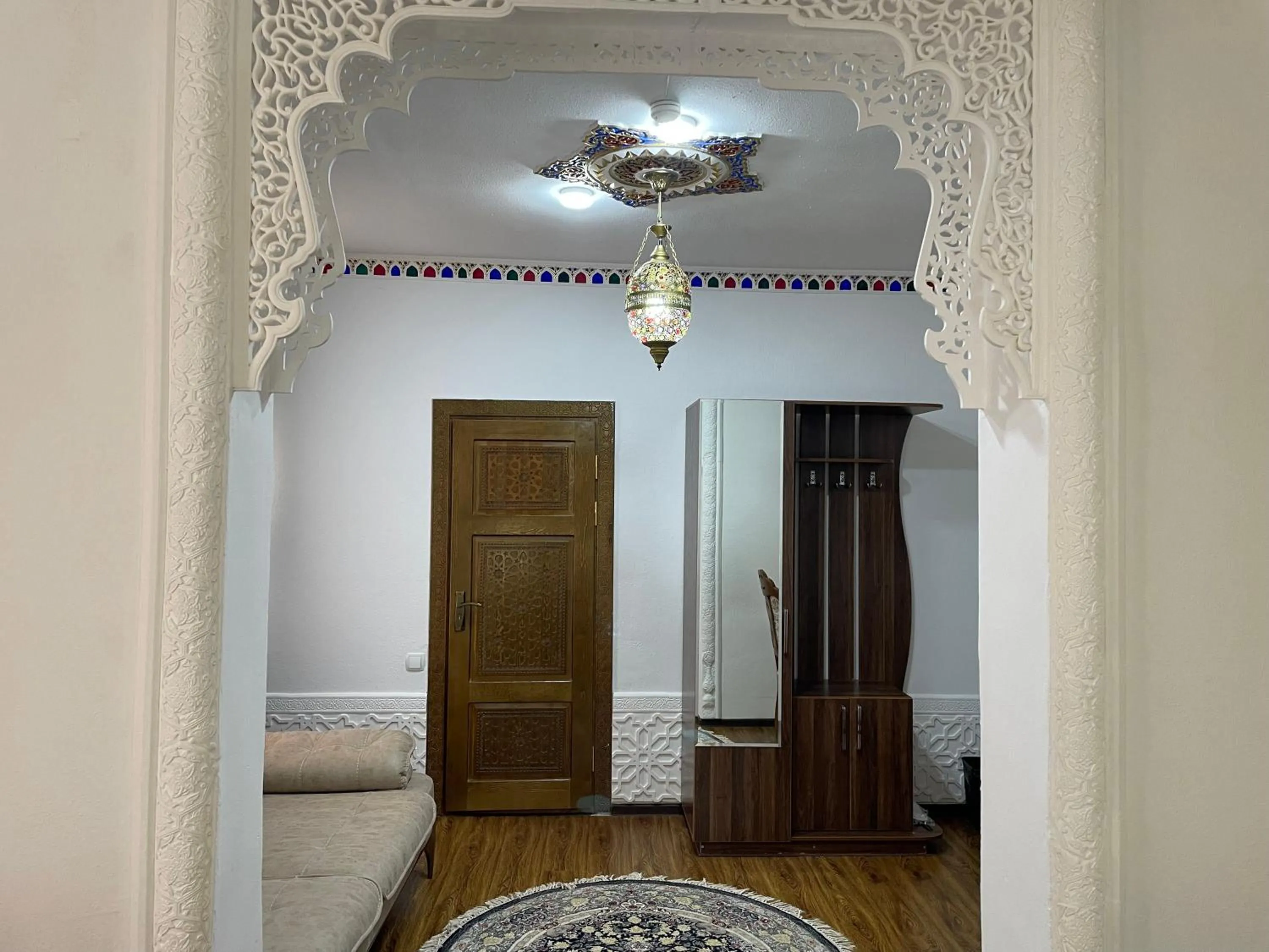 Photo of the whole room, Bed in Bukhara Baraka Boutique Hotel