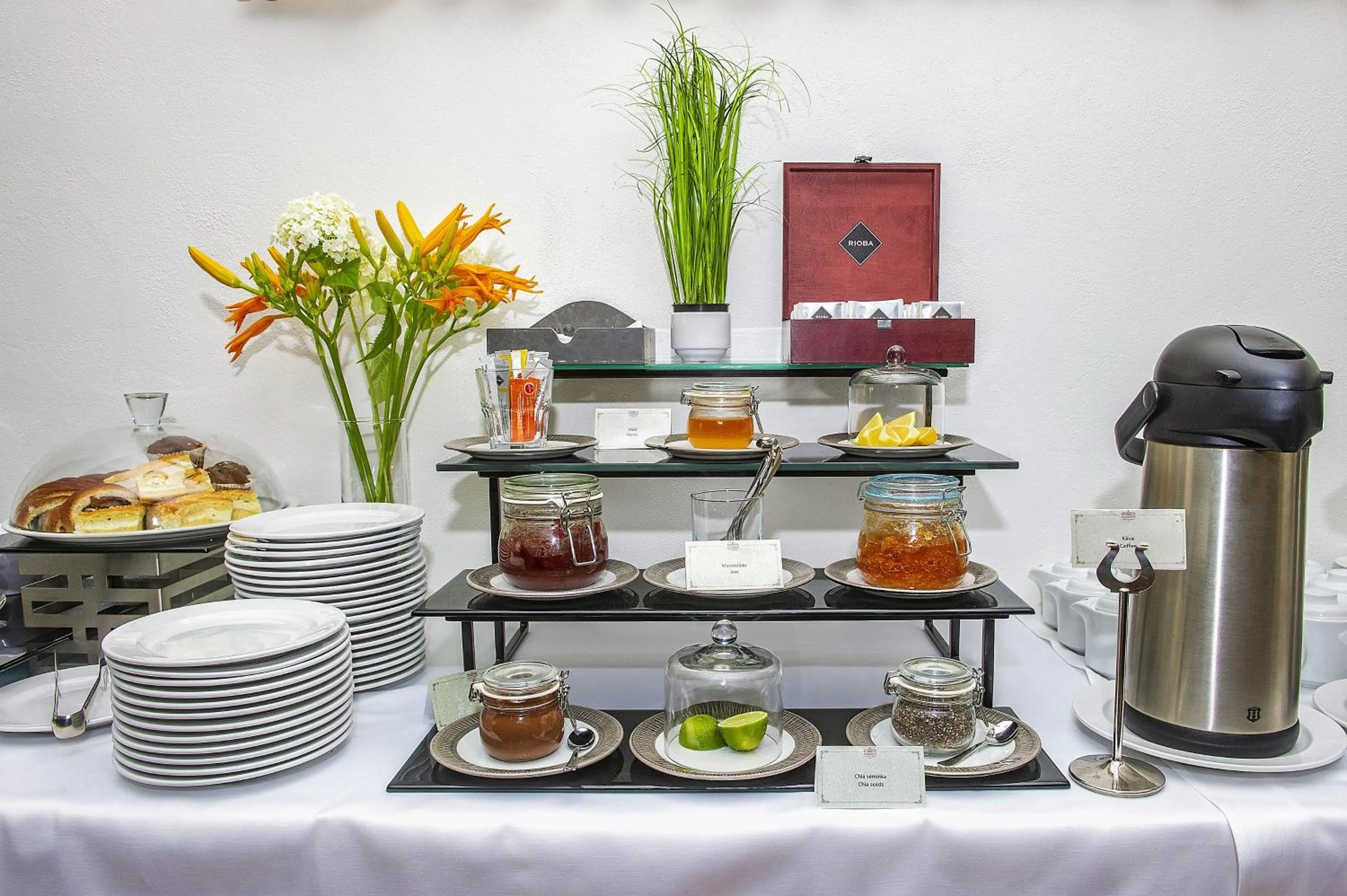 Breakfast in Hotel Panství Dlouhá Lhota