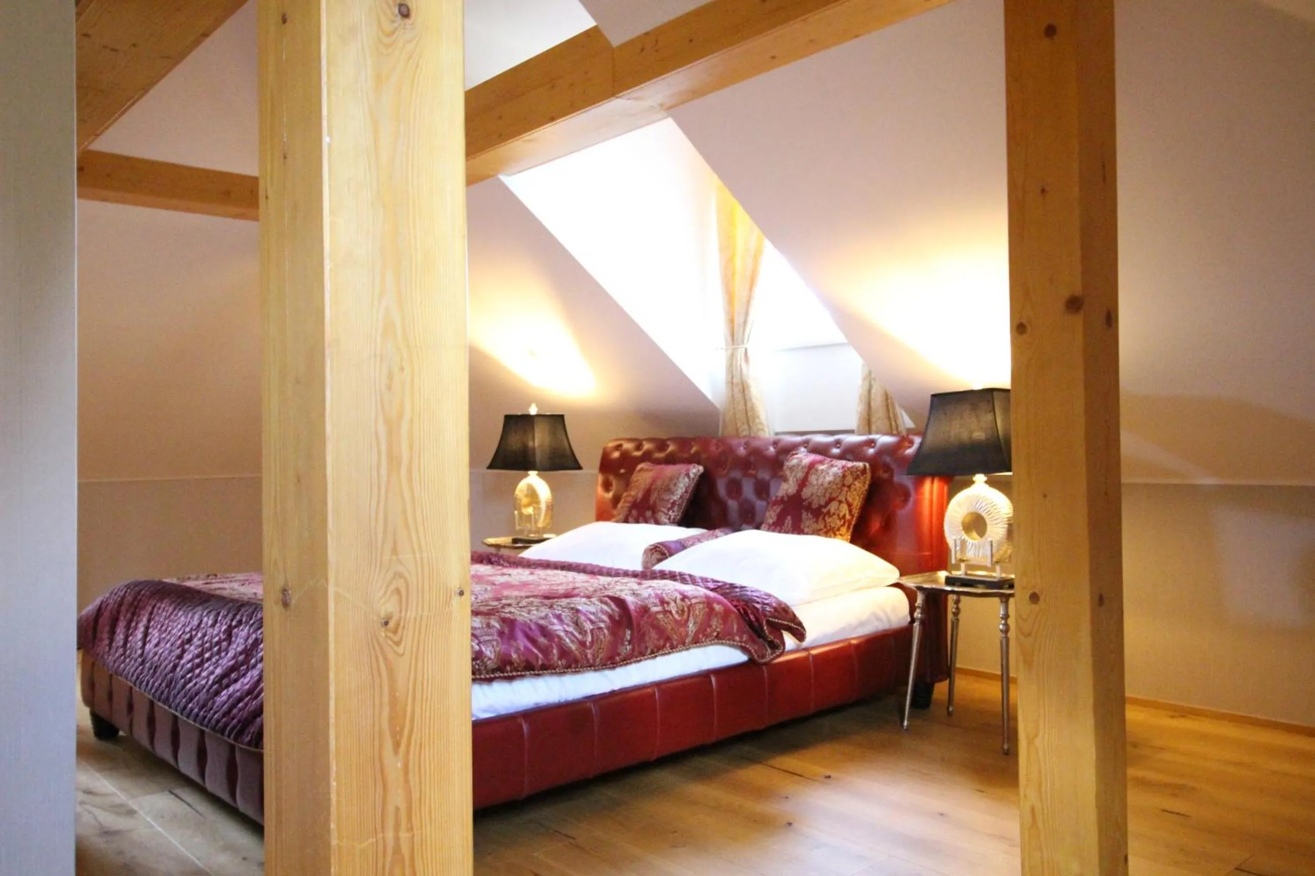 Bedroom, Bed in Hotel Panství Dlouhá Lhota