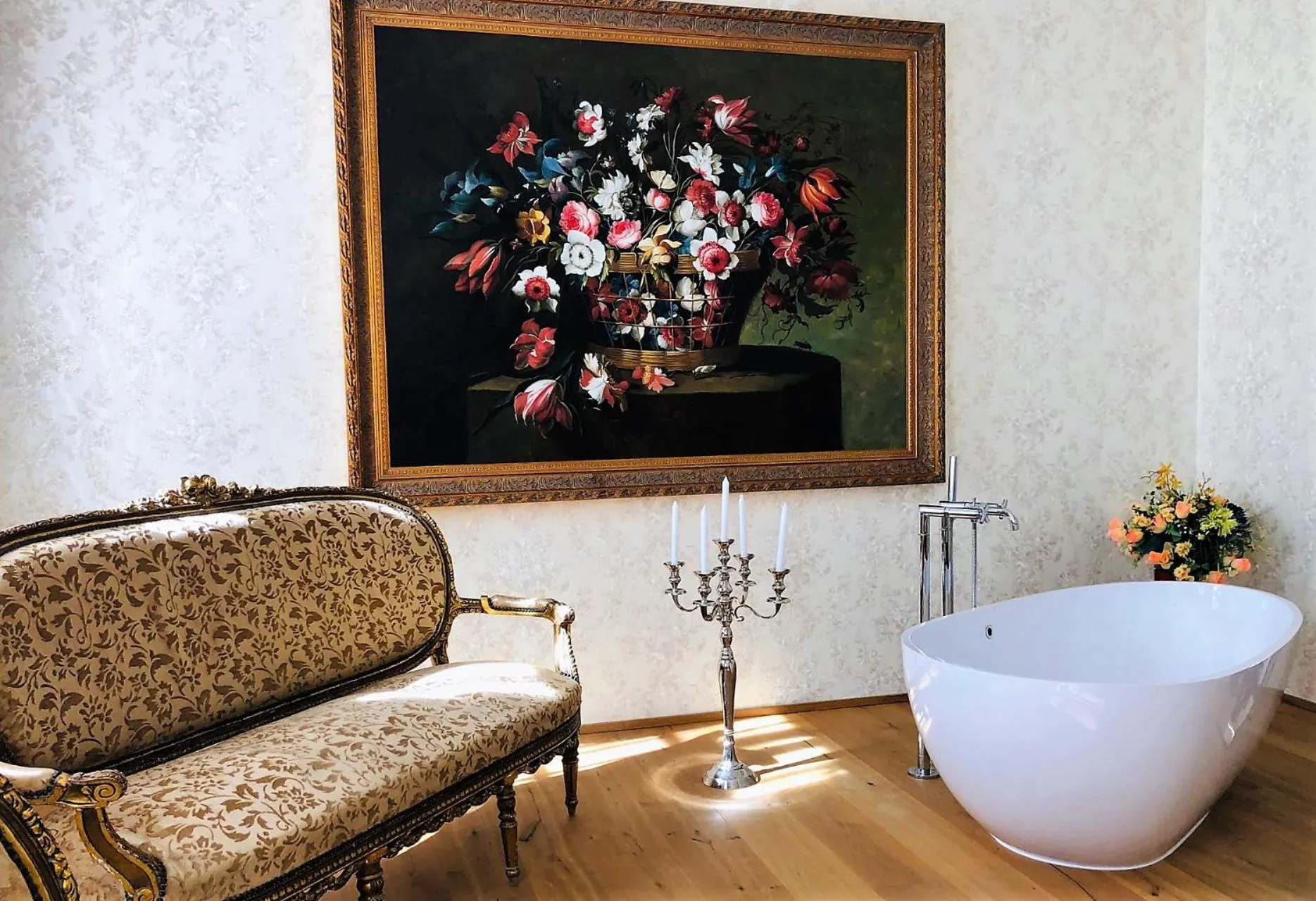 Seating area in Hotel Panství Dlouhá Lhota