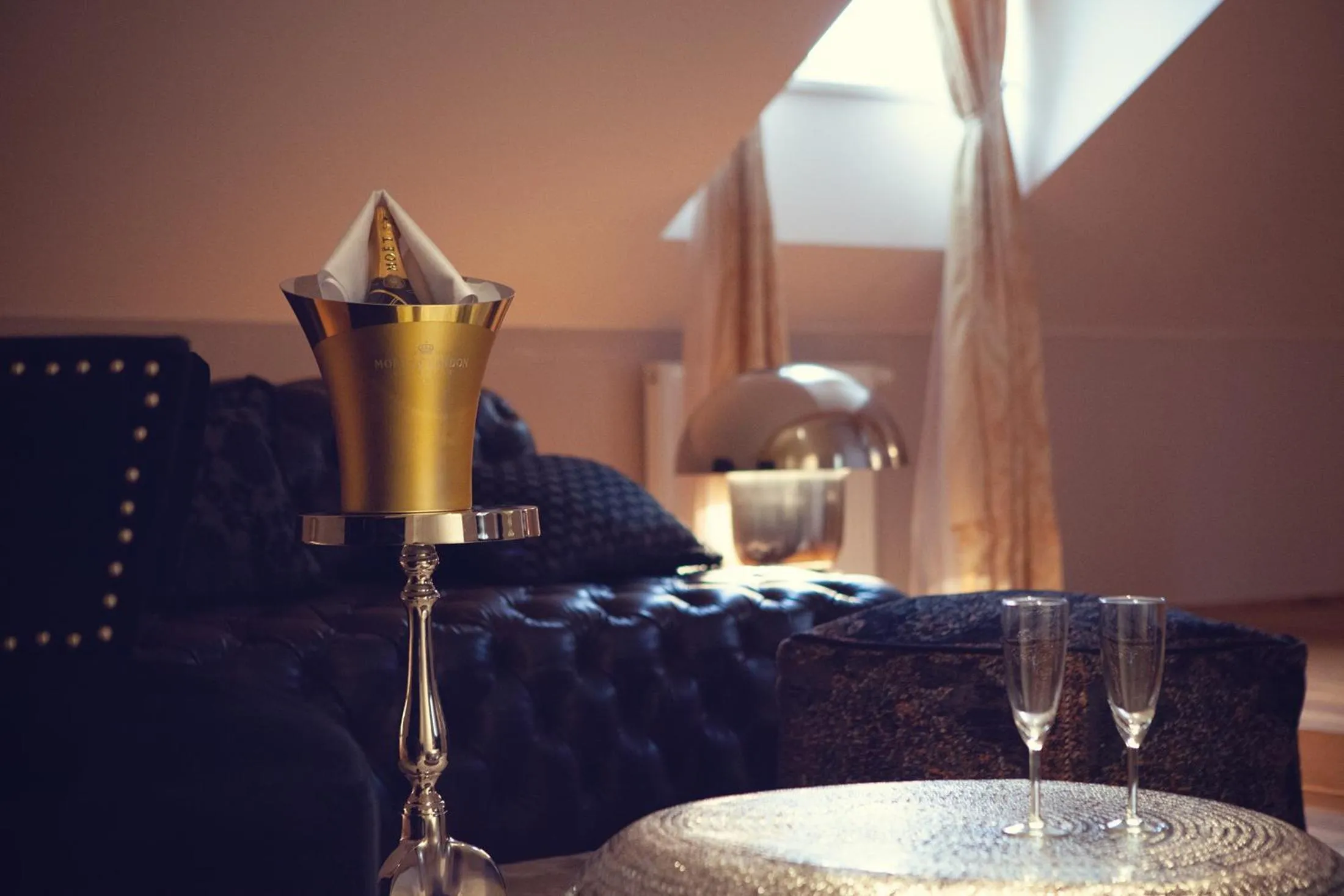 Seating area in Hotel Panství Dlouhá Lhota