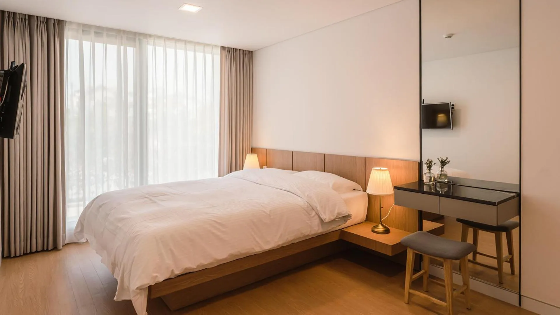 Bed in Bomun World Pension