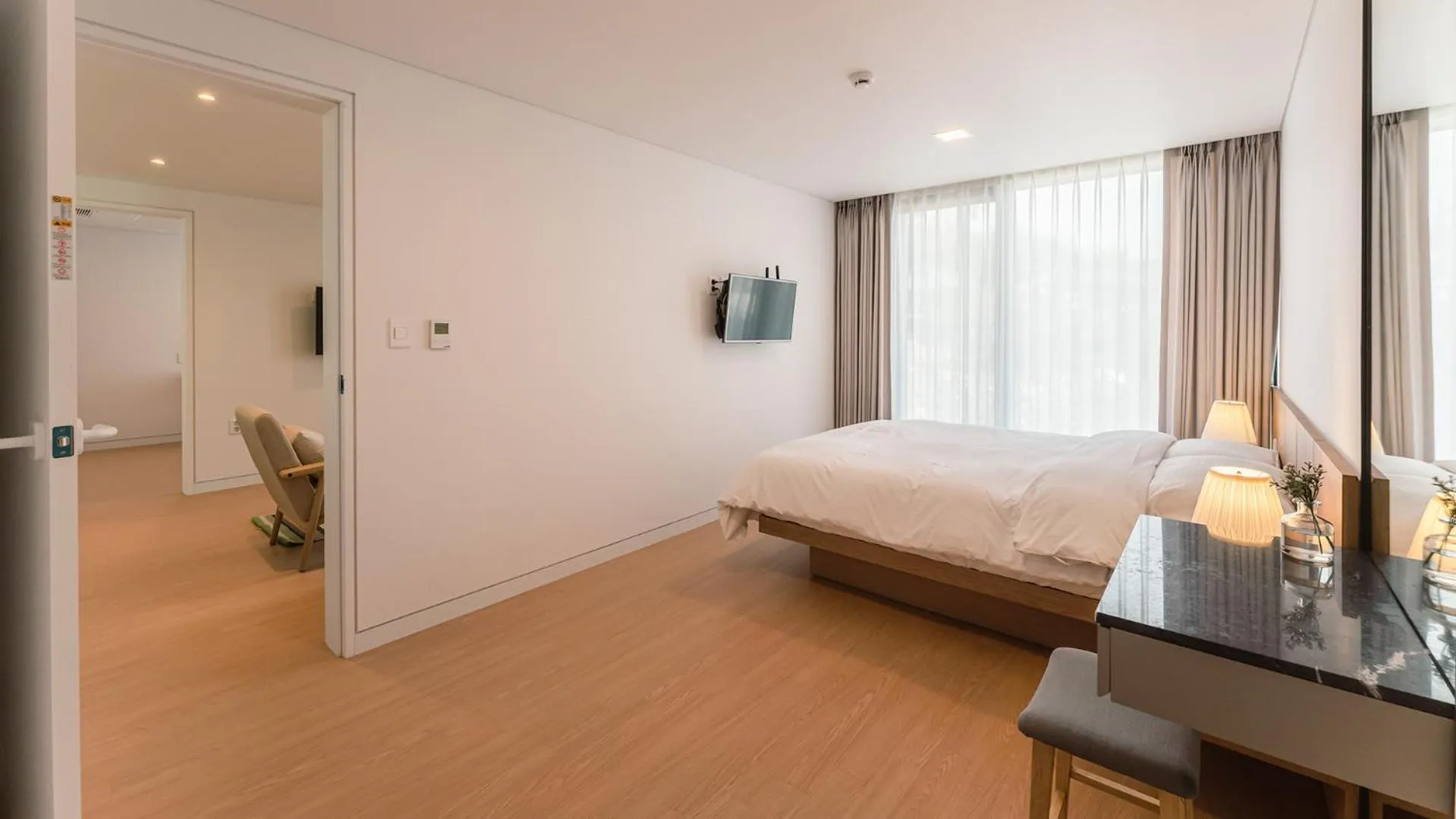 Bed in Bomun World Pension