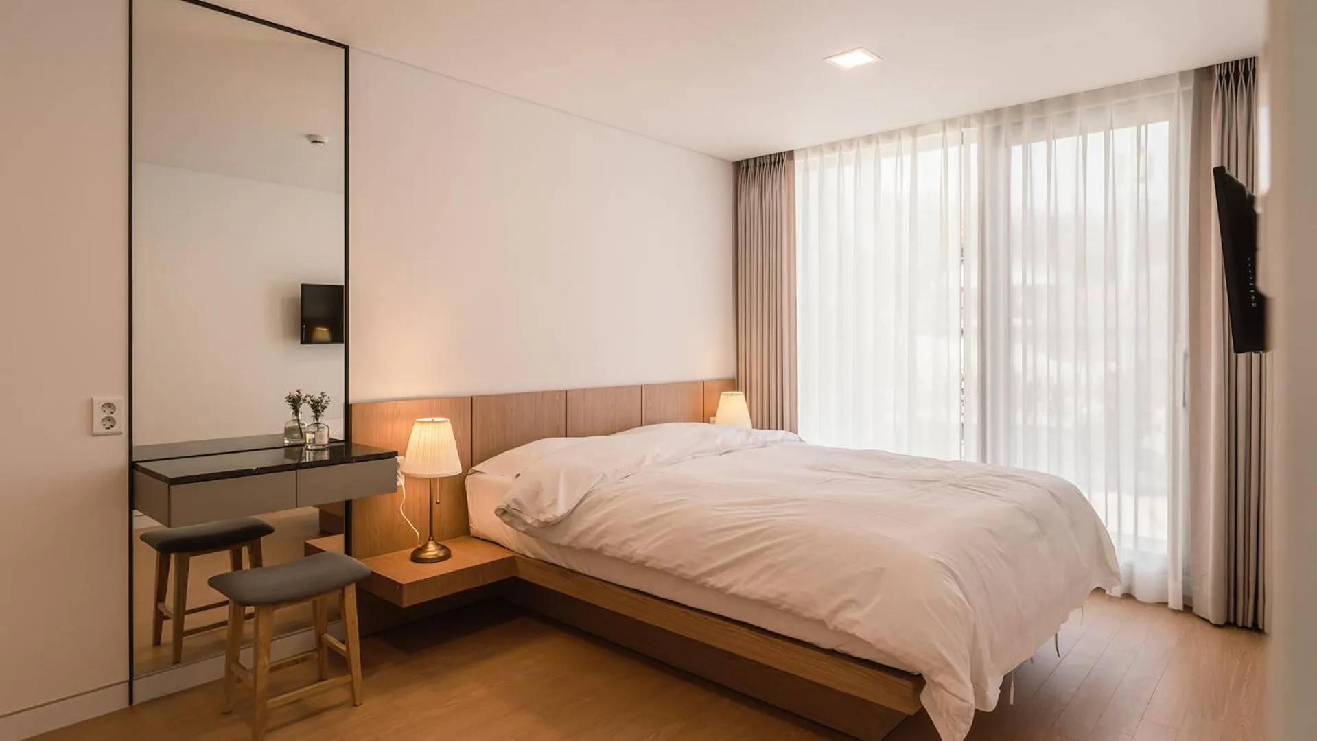 Bed in Bomun World Pension