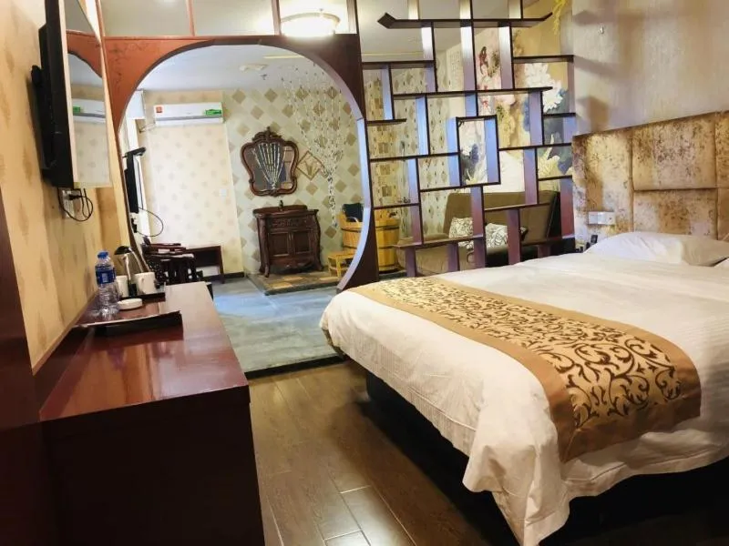 Bed in Greentree Alliance Shang Hai Pudong New Area Zhangyang Road Hotel