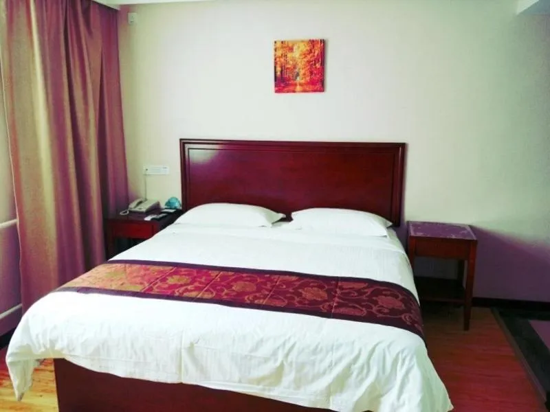 Bed in GreenTree Inn Gansu Wuwei Dongguan Fumin Road Express Hotel