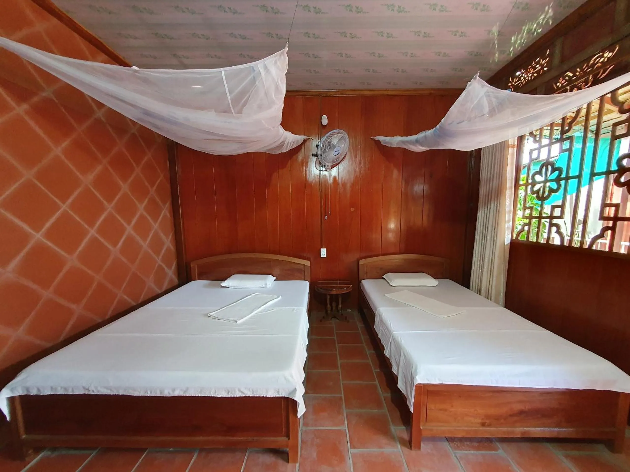 Bed in Ba Linh Homestay