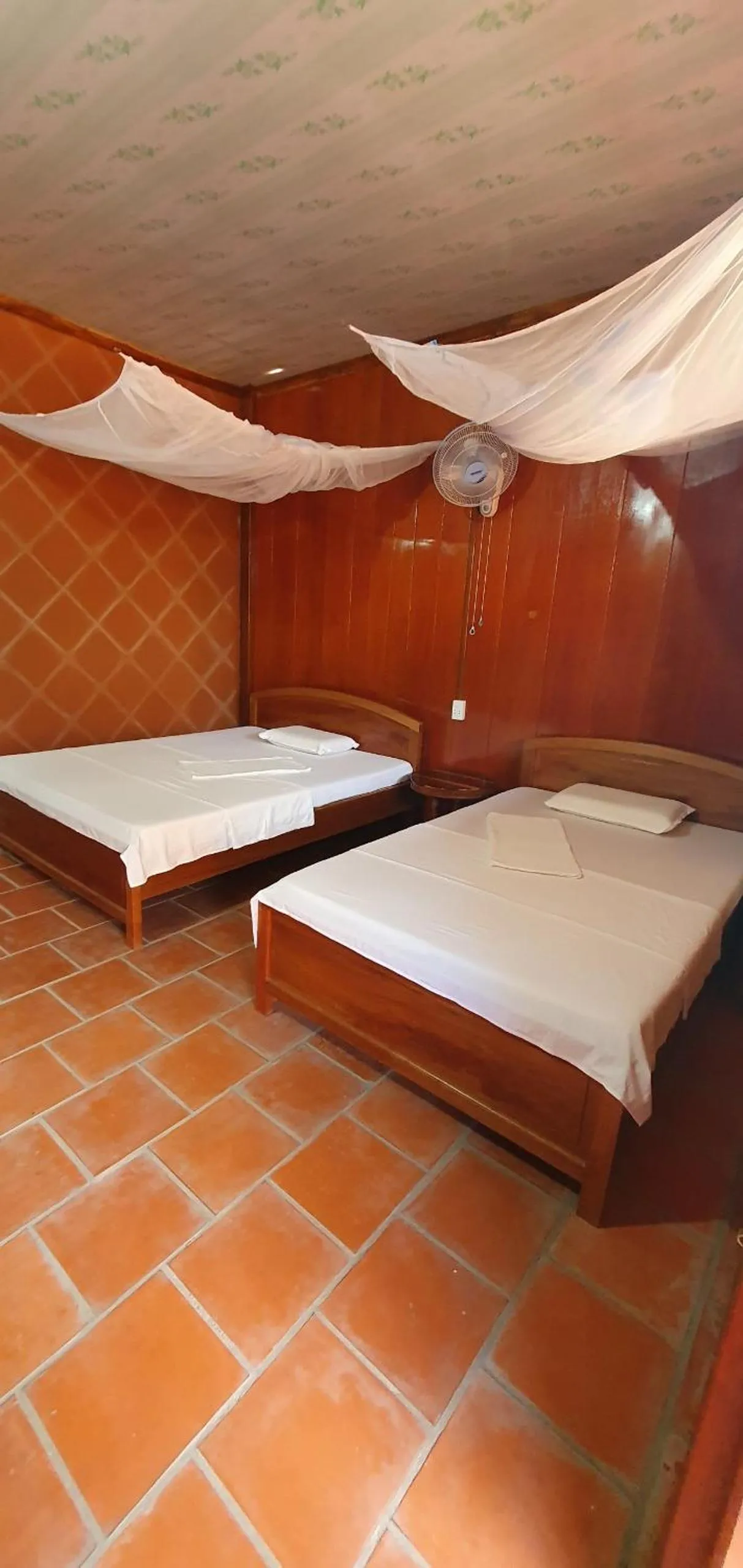 Bed in Ba Linh Homestay