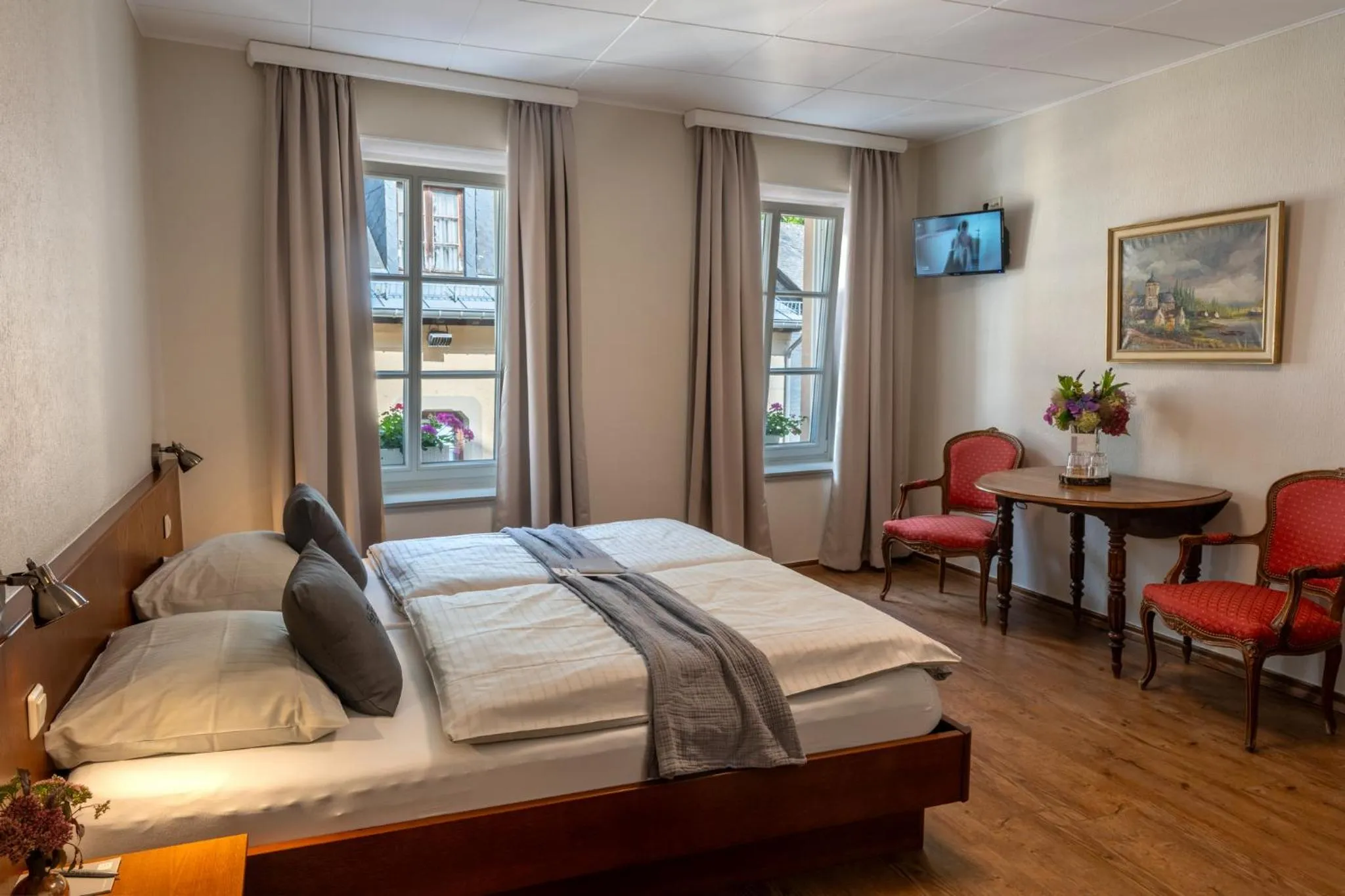 Bedroom, Bed in Hotel Heintz