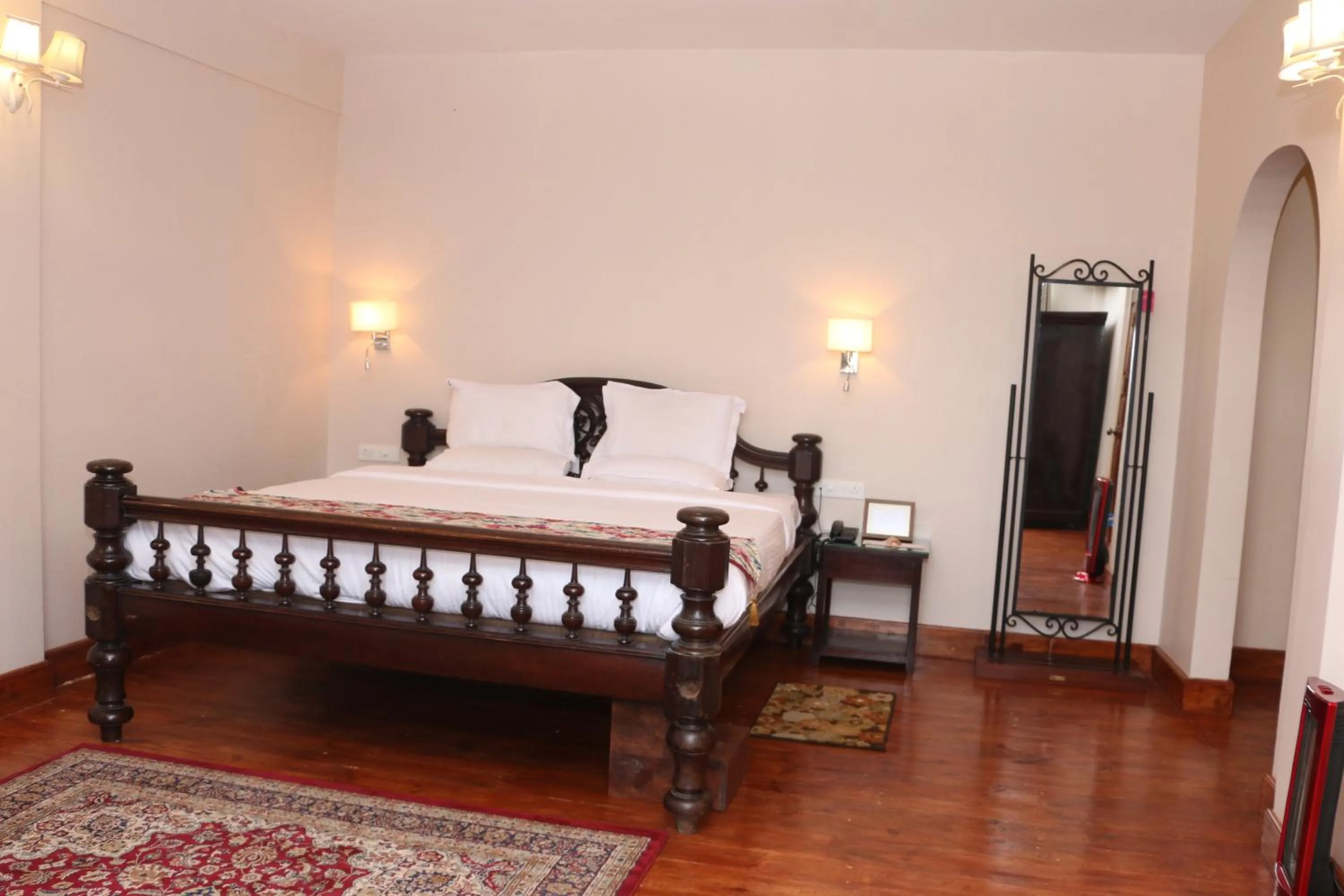 Bed in The Heritage Club - Tripura Castle Hotel and Spa