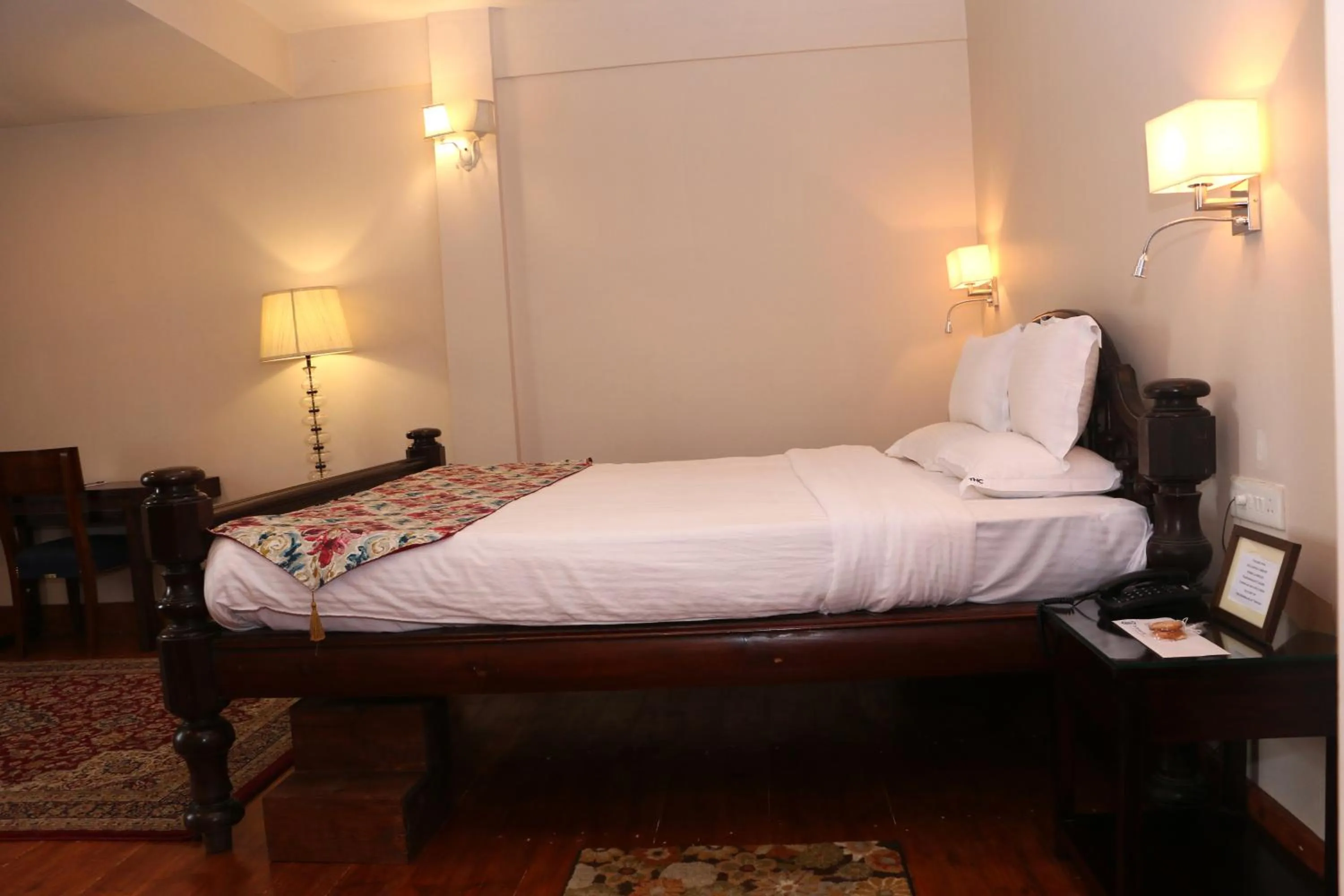 Bed in The Heritage Club - Tripura Castle Hotel and Spa