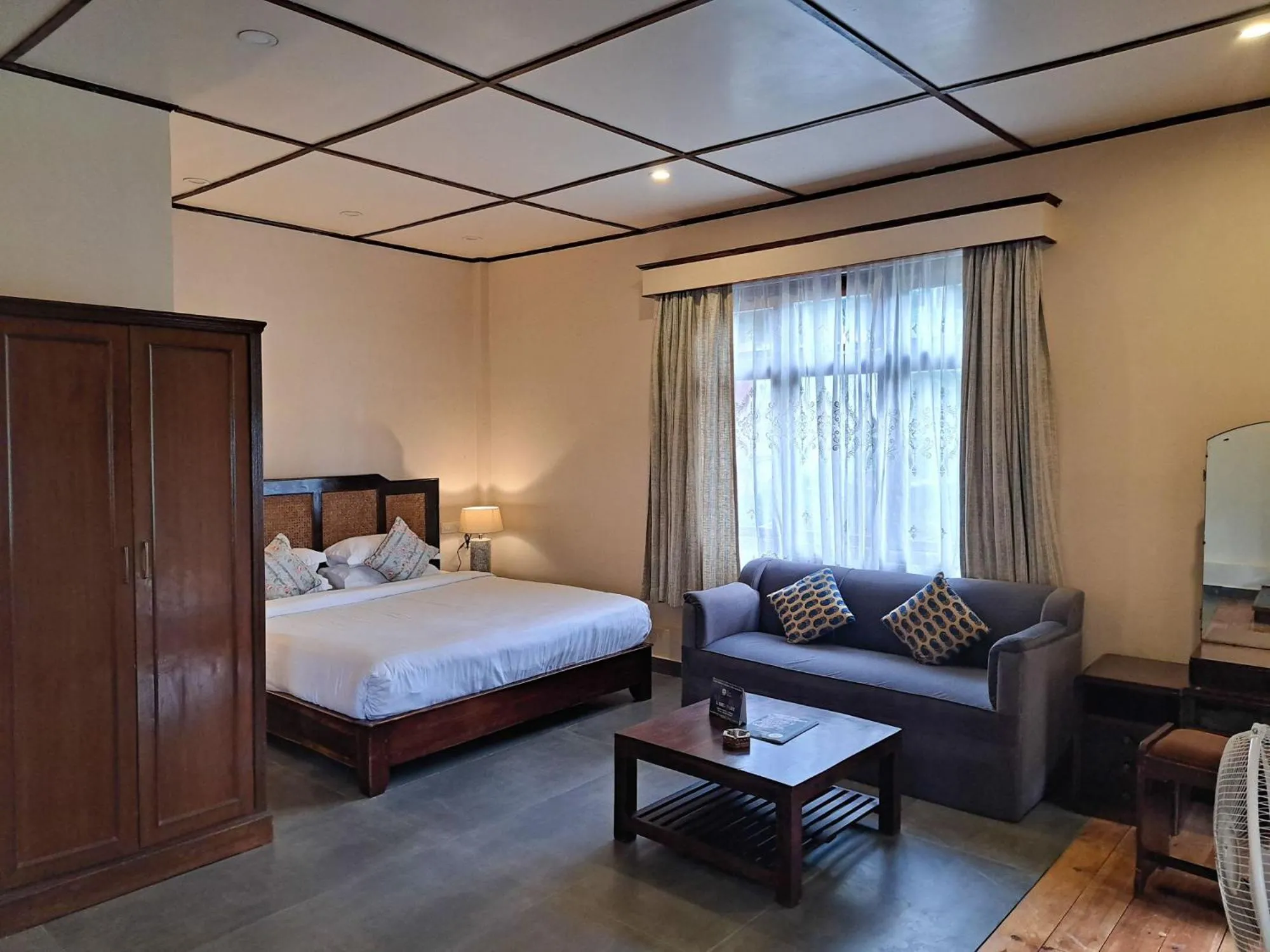 Bed in The Heritage Club - Tripura Castle Hotel and Spa