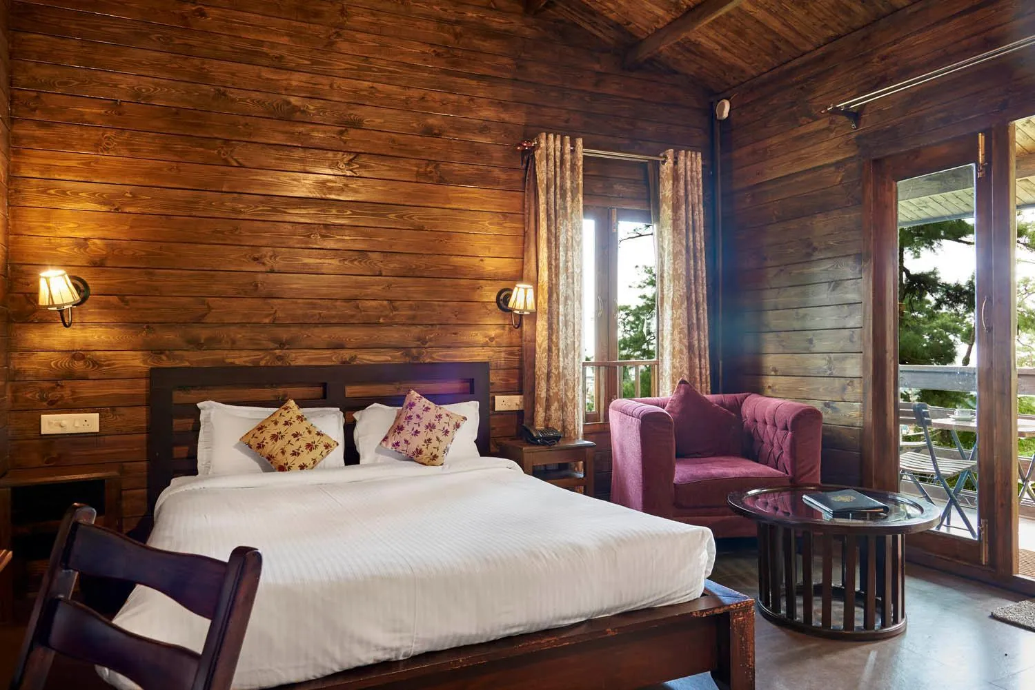 Bed in The Heritage Club - Tripura Castle Hotel and Spa