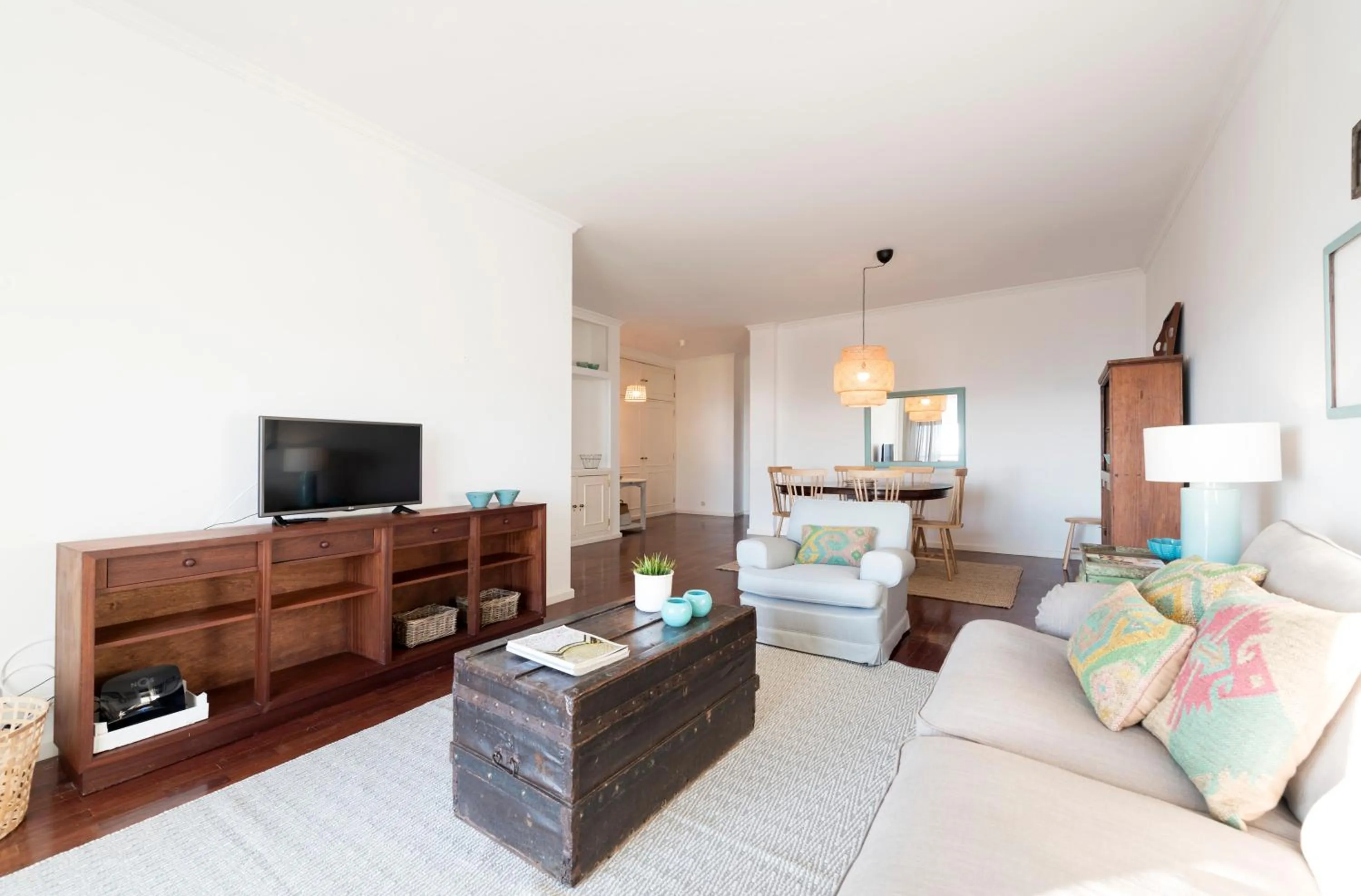 Living room in LovelyStay - Porto Beach Apartment