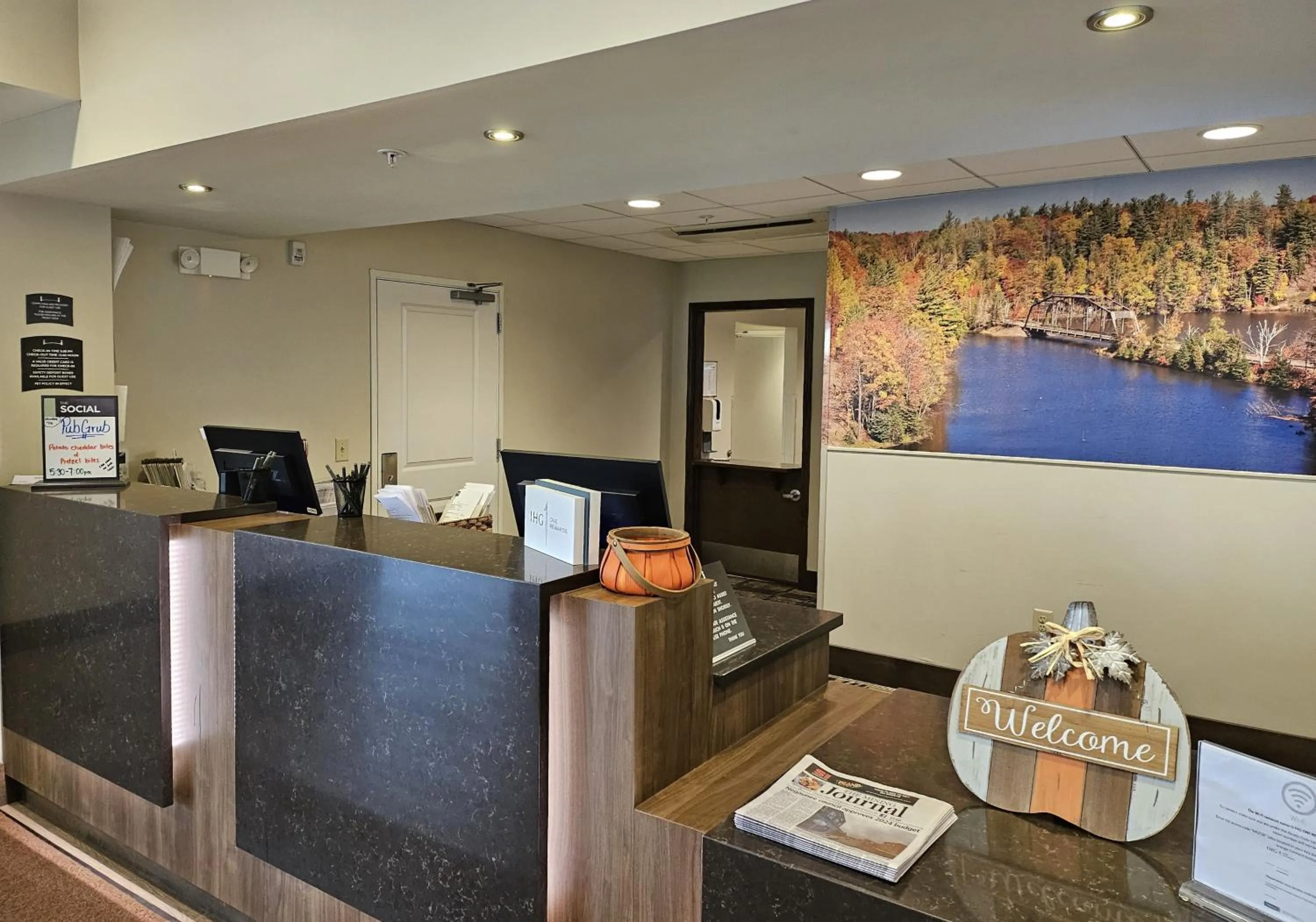 Property building in Staybridge Suites Marquette by IHG