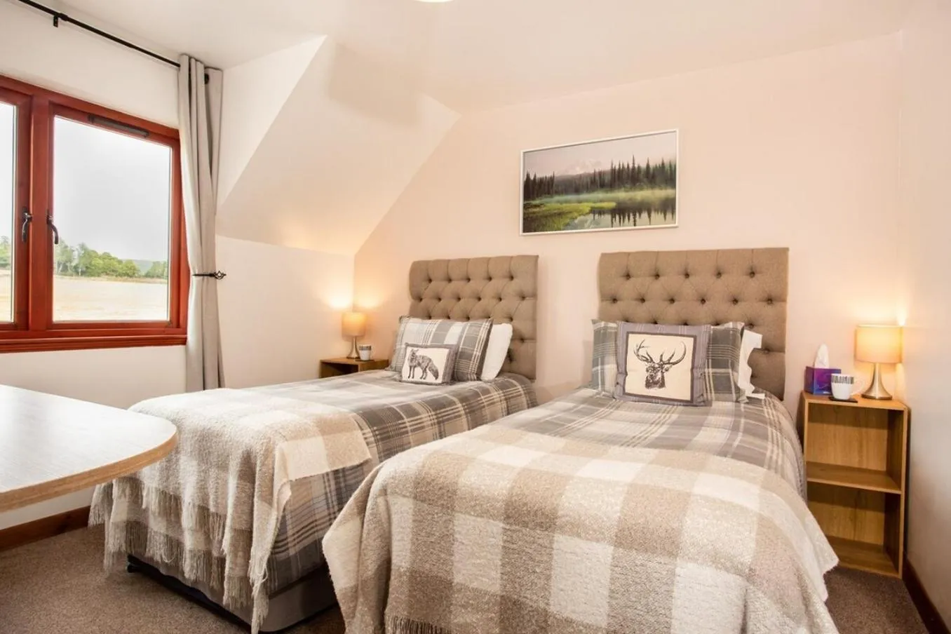 Bed in Beechwood Lodge