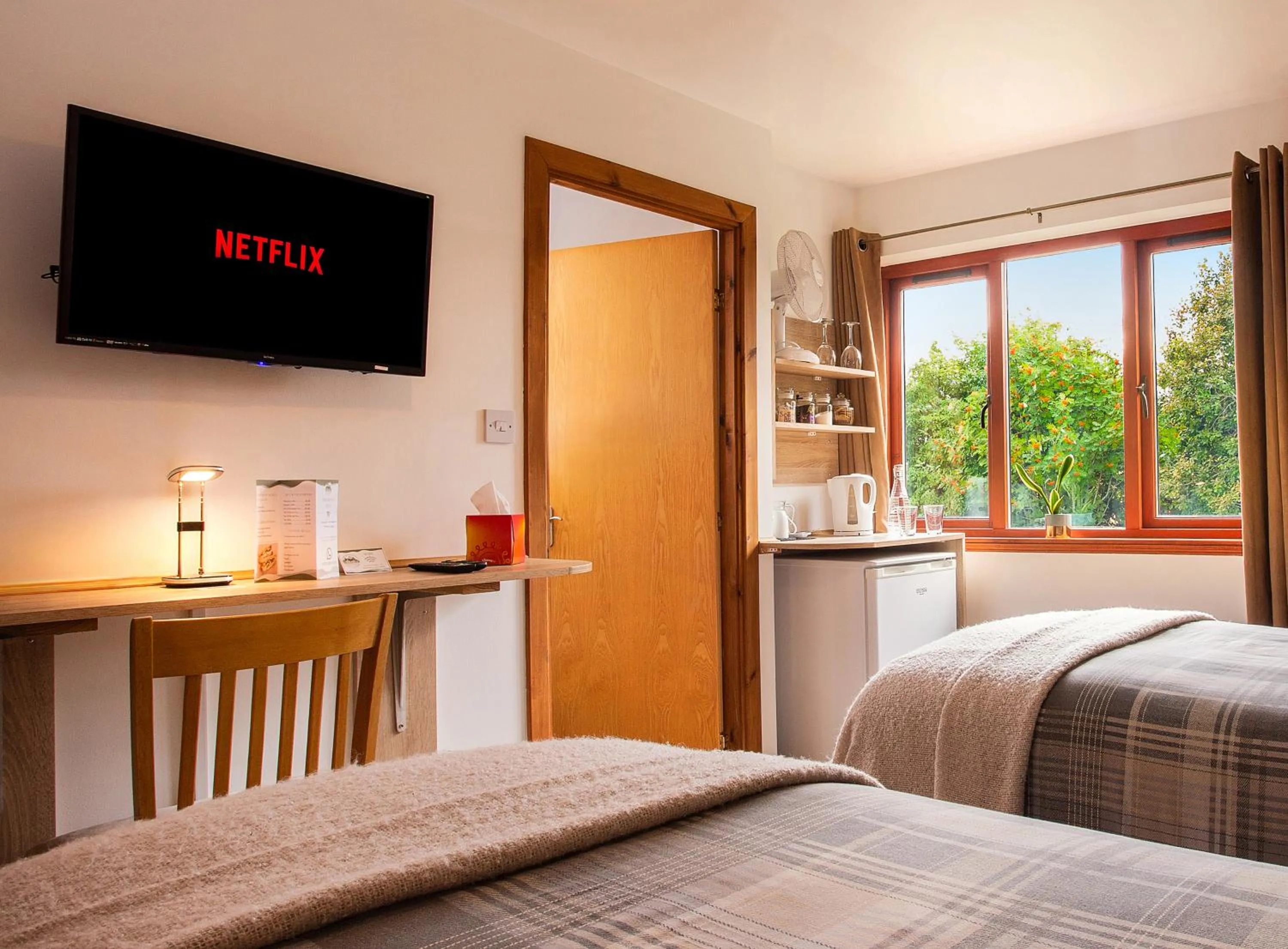 Bed in Beechwood Lodge