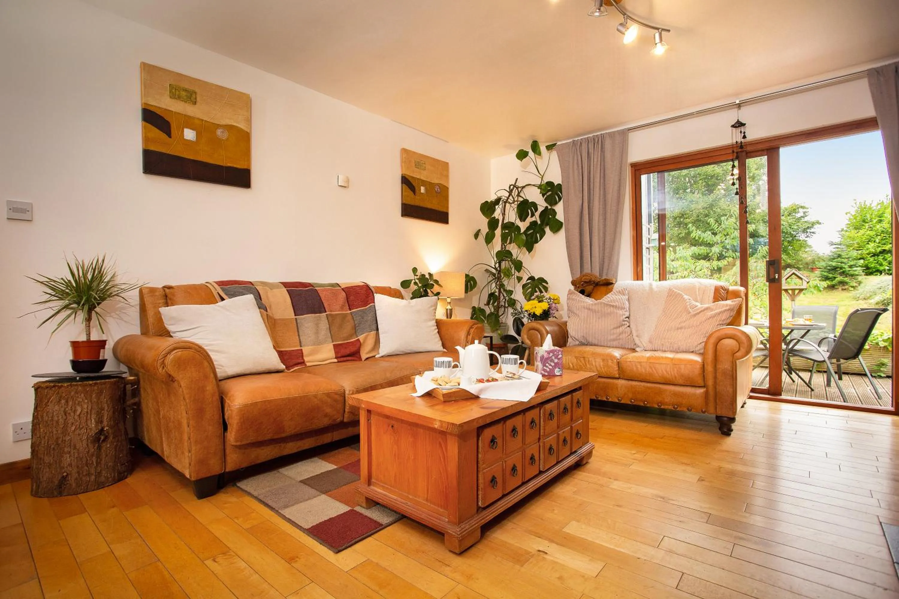 Seating area in Beechwood Lodge