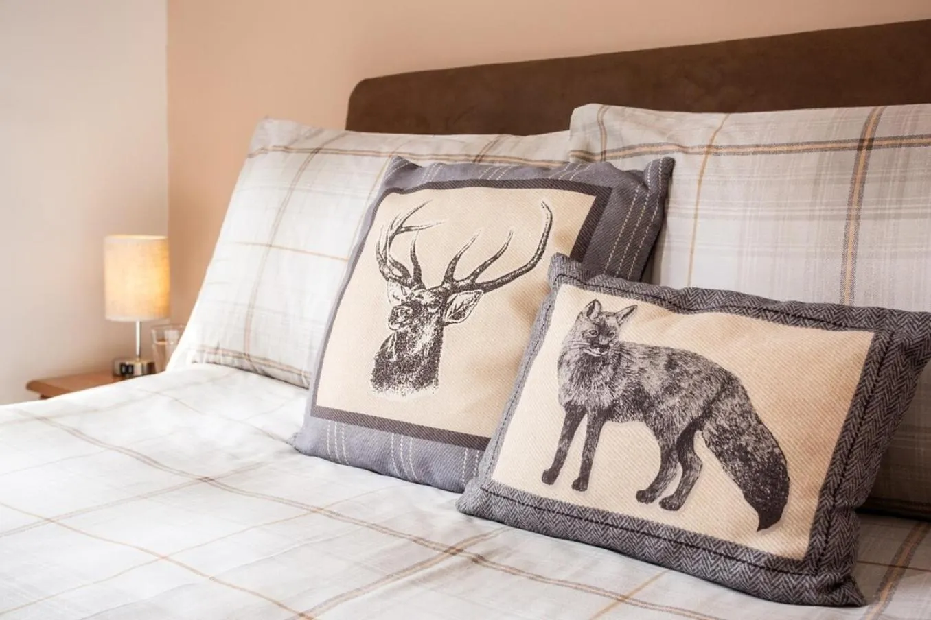 Bed in Beechwood Lodge