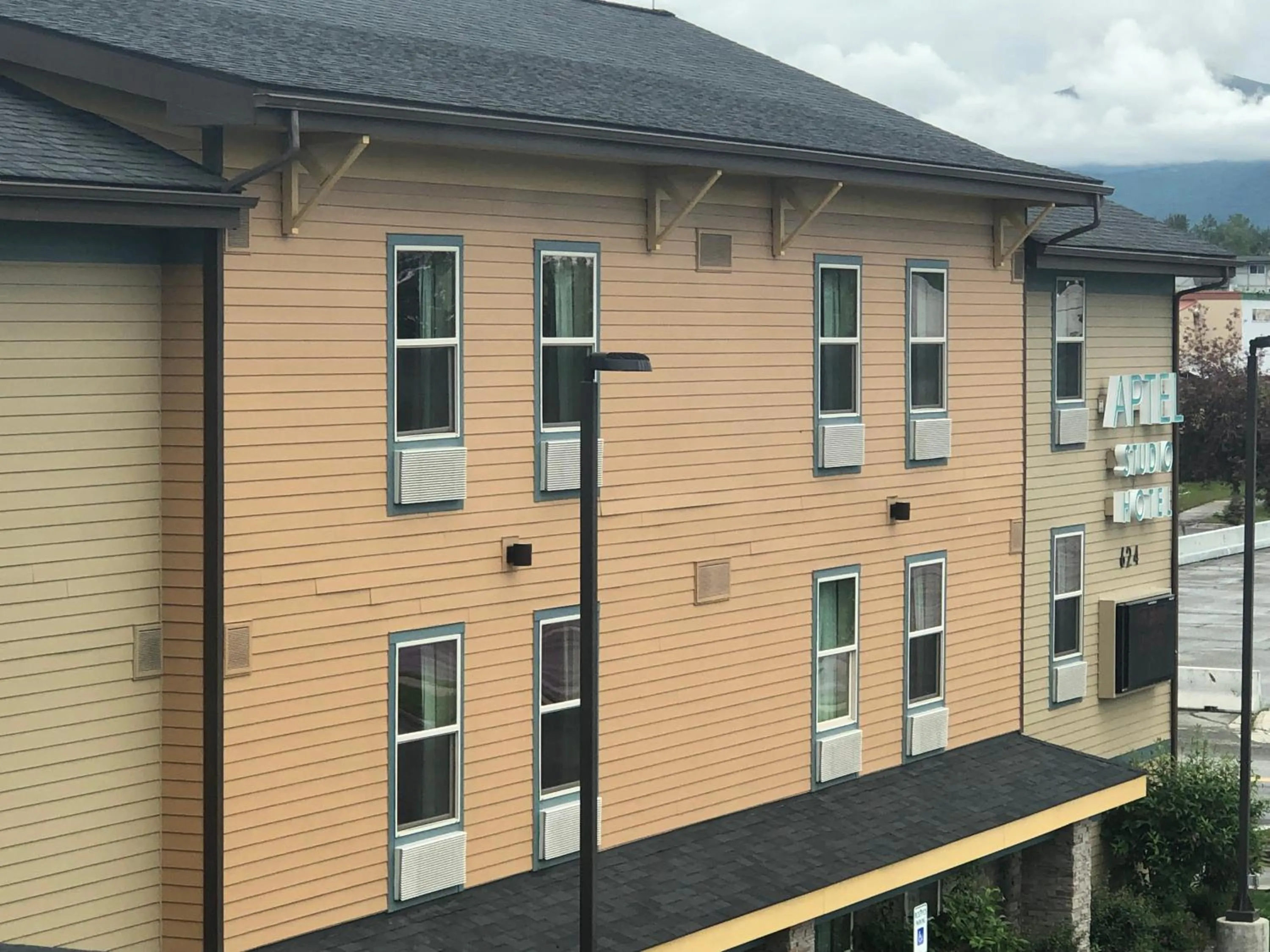 Property building in Aptel Studio Hotel