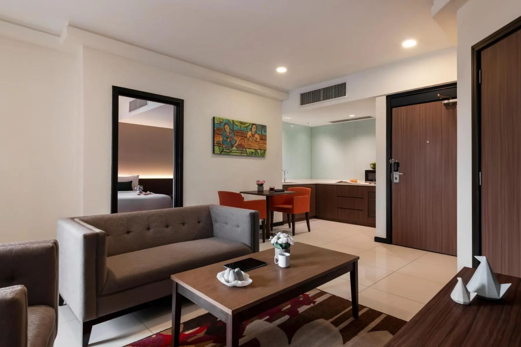 Bed in Oakwood Hotel & Residence Kuala Lumpur