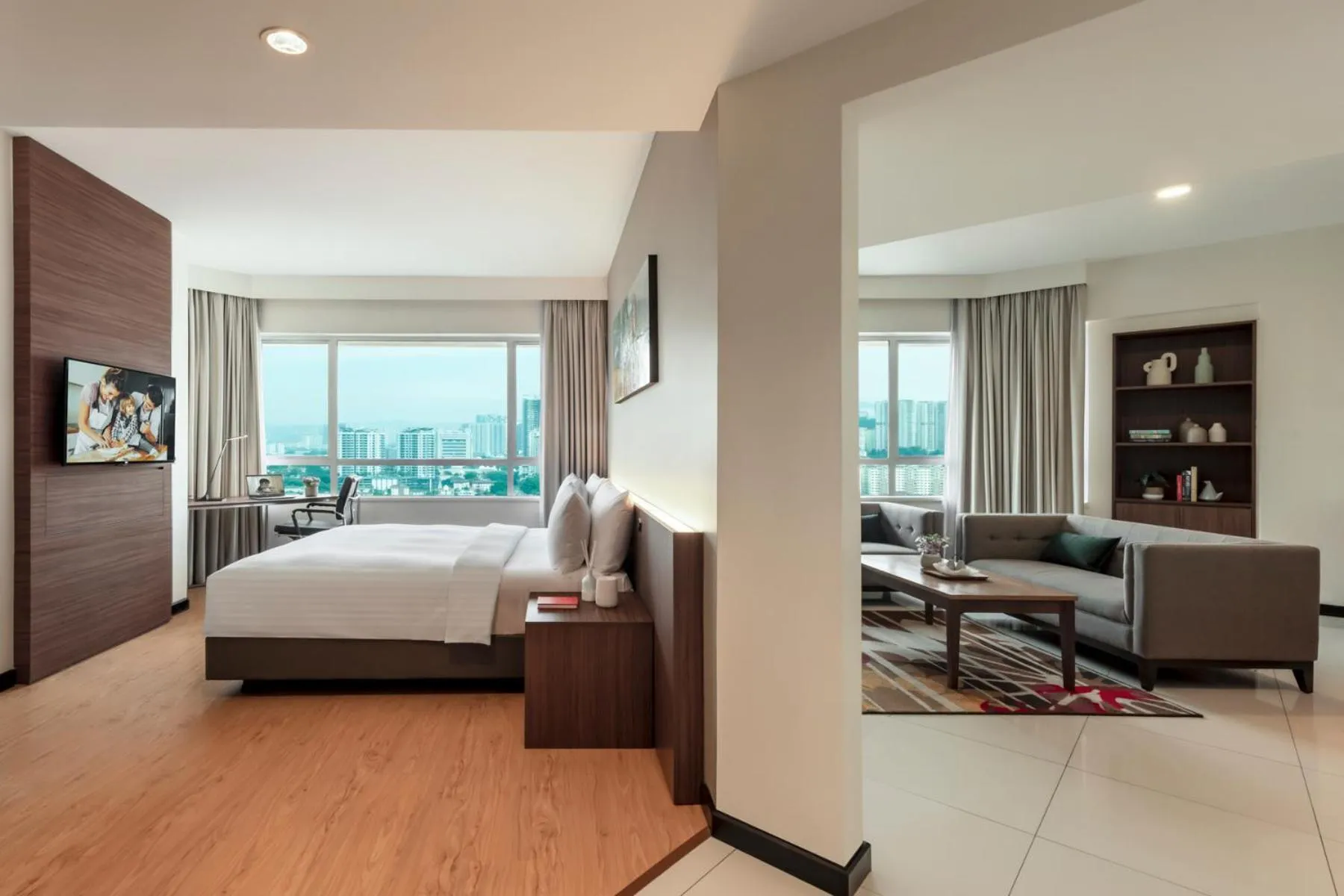 Bedroom, Bed in Oakwood Hotel & Residence Kuala Lumpur