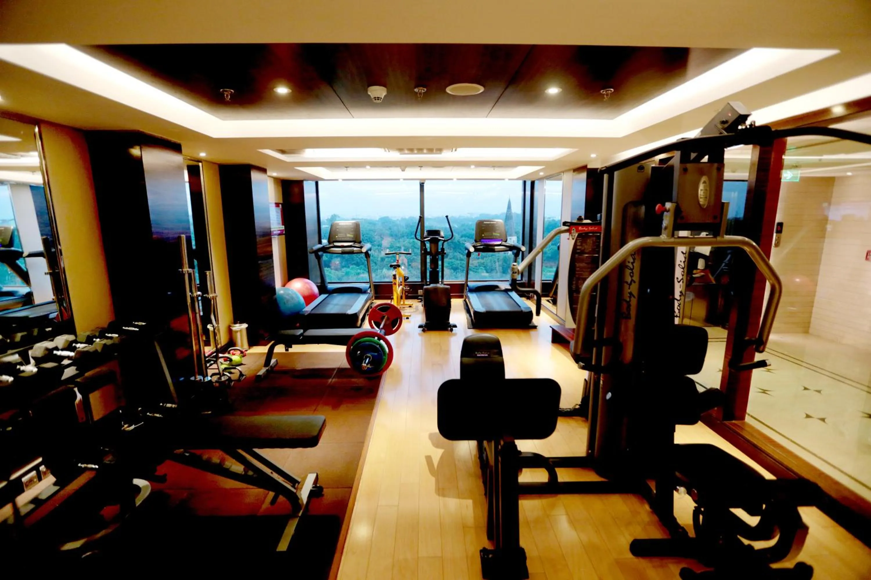 Fitness centre/facilities in Hotel Madin