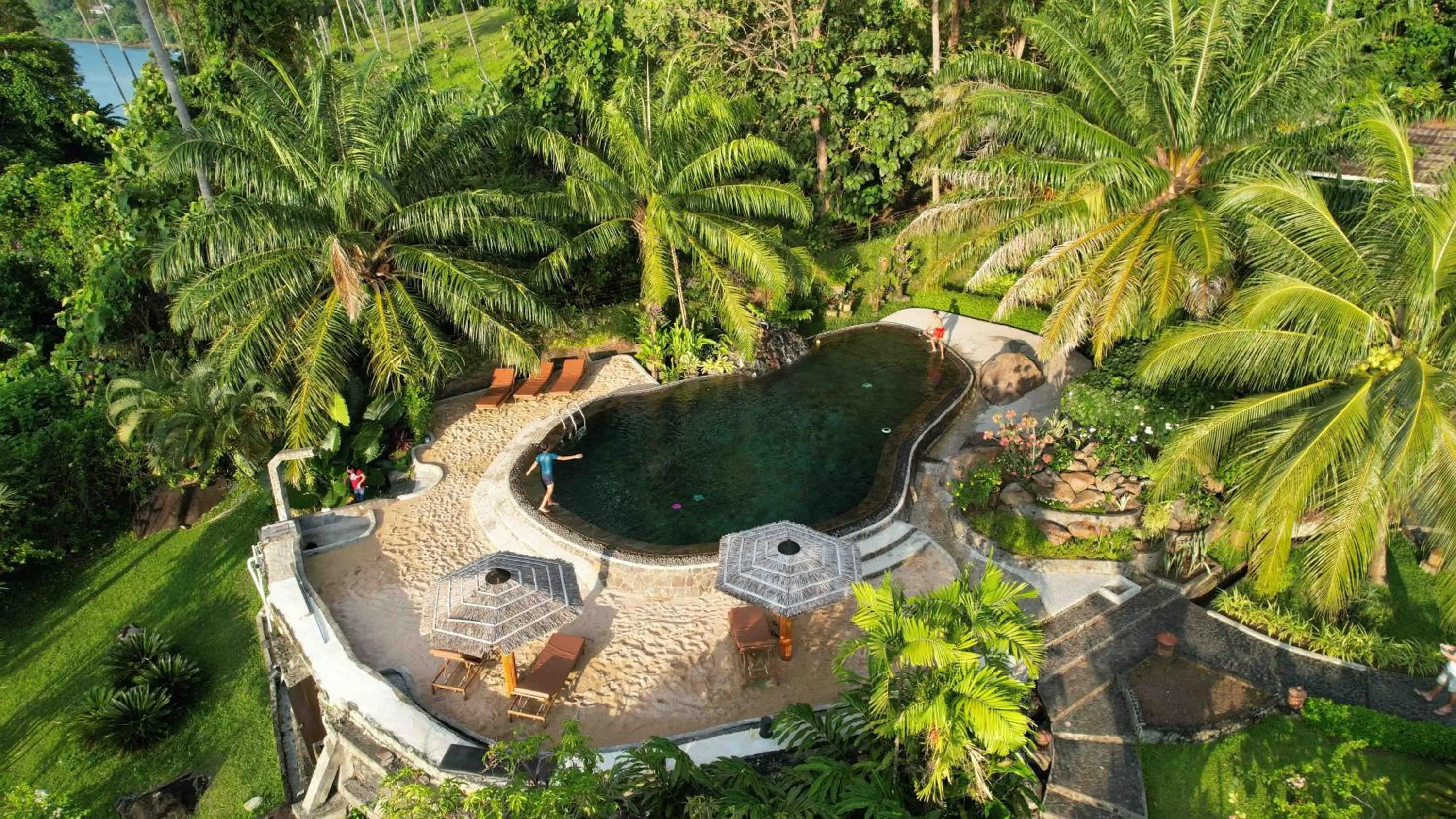 Beach in Lumbalumba Resort - Manado