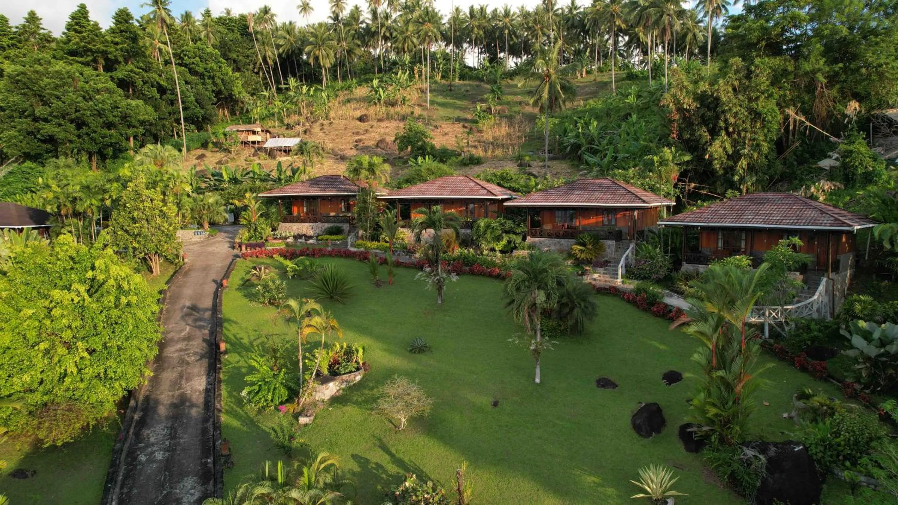 Bird's eye view in Lumbalumba Resort - Manado