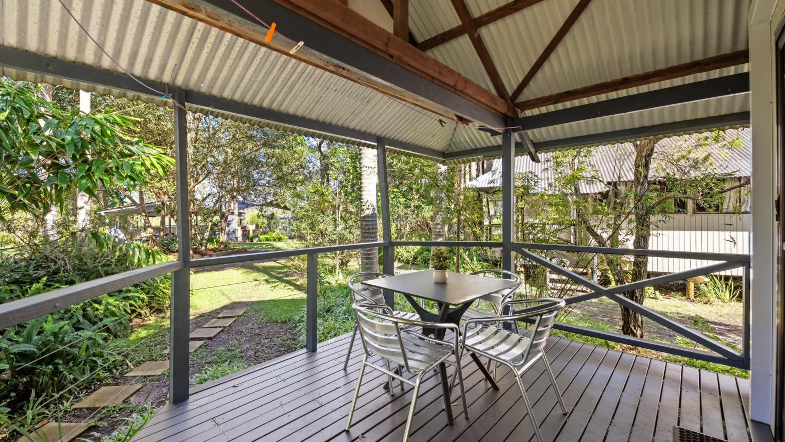 Garden in Wooli River Lodges