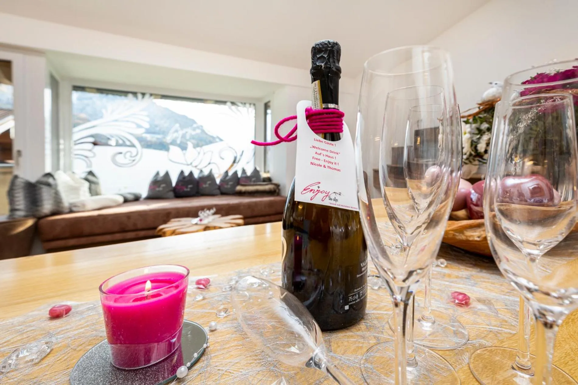 Living room in Enjoy The Alps