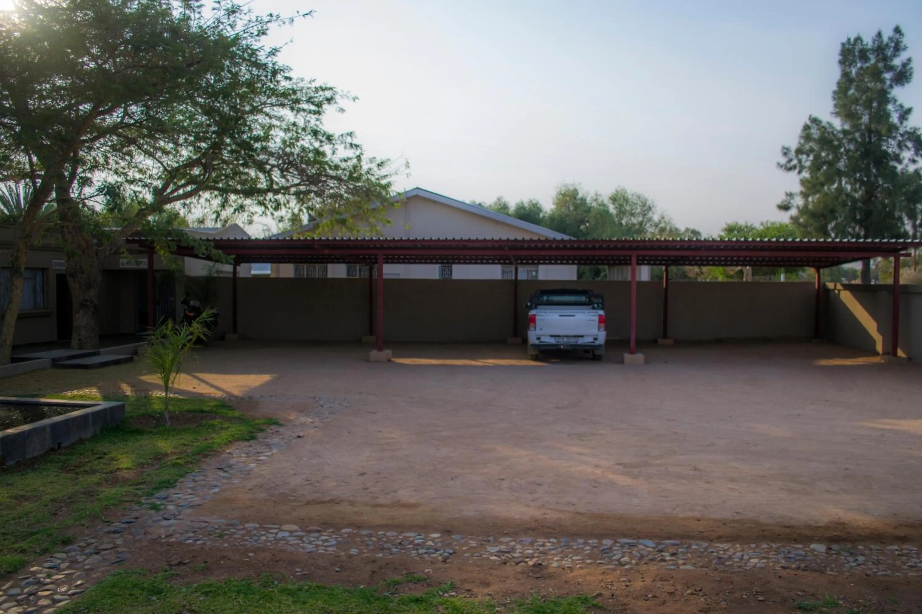 Garden view in La Palma Lodge