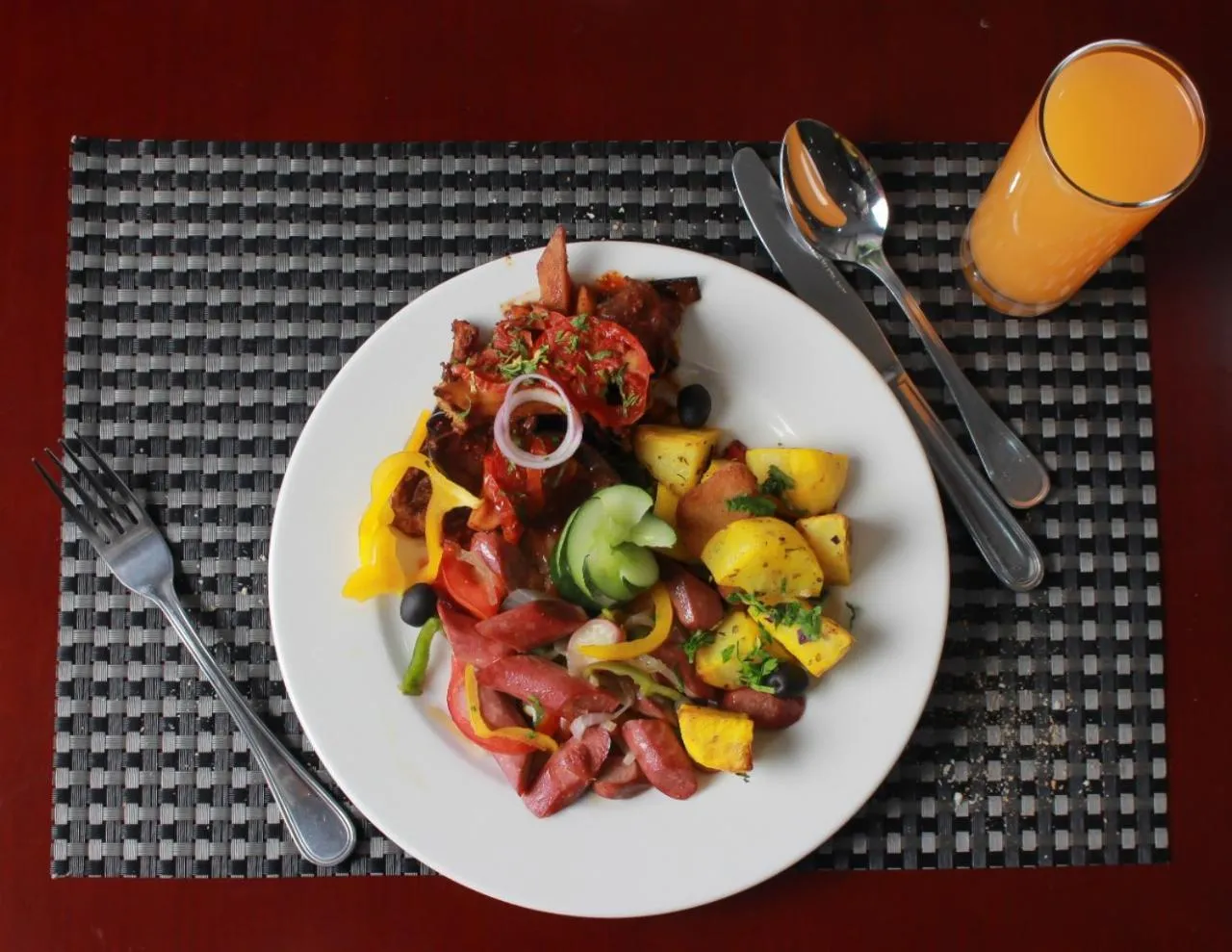 Buffet breakfast in Alazhar Palace Hotel