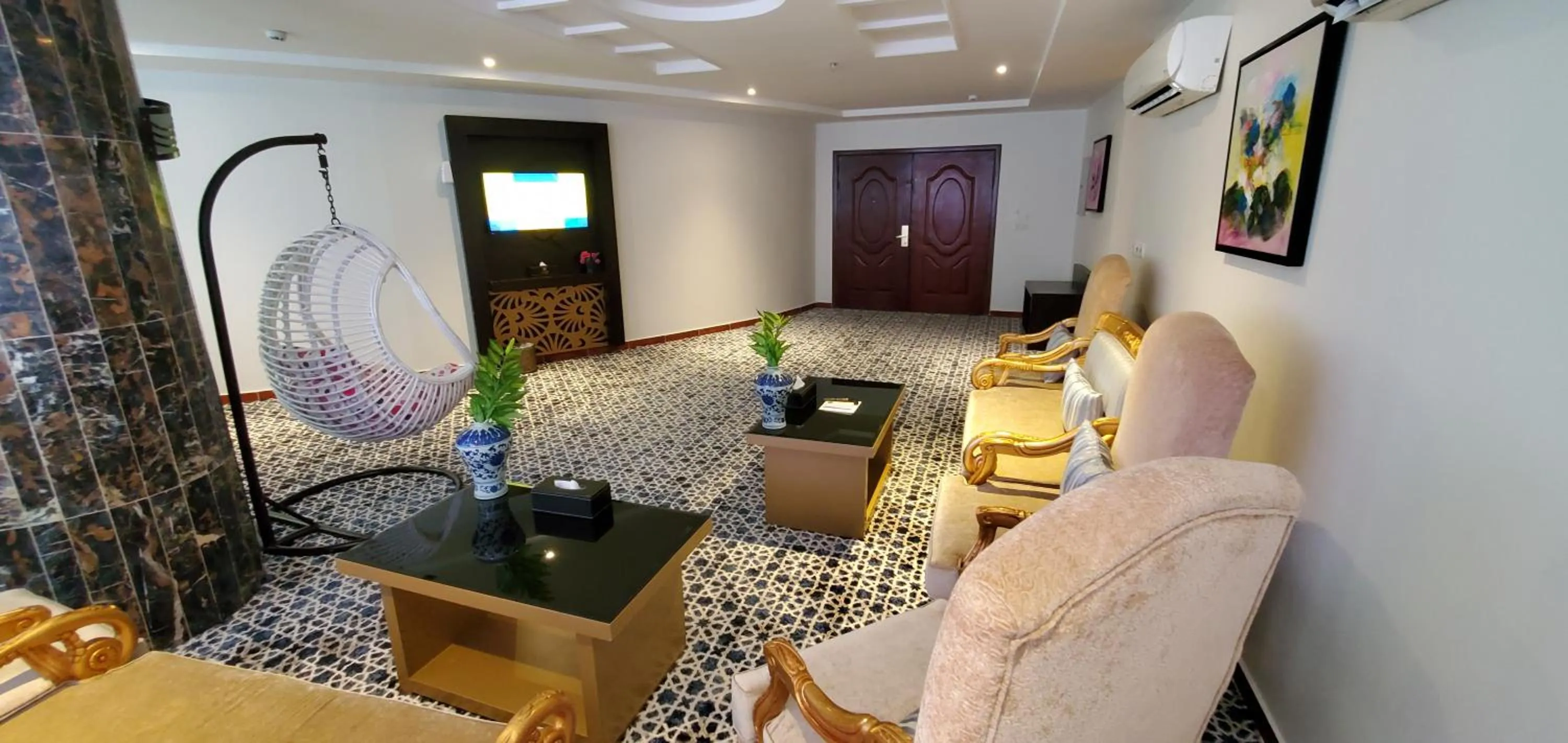 Seating area in Alazhar Palace Hotel