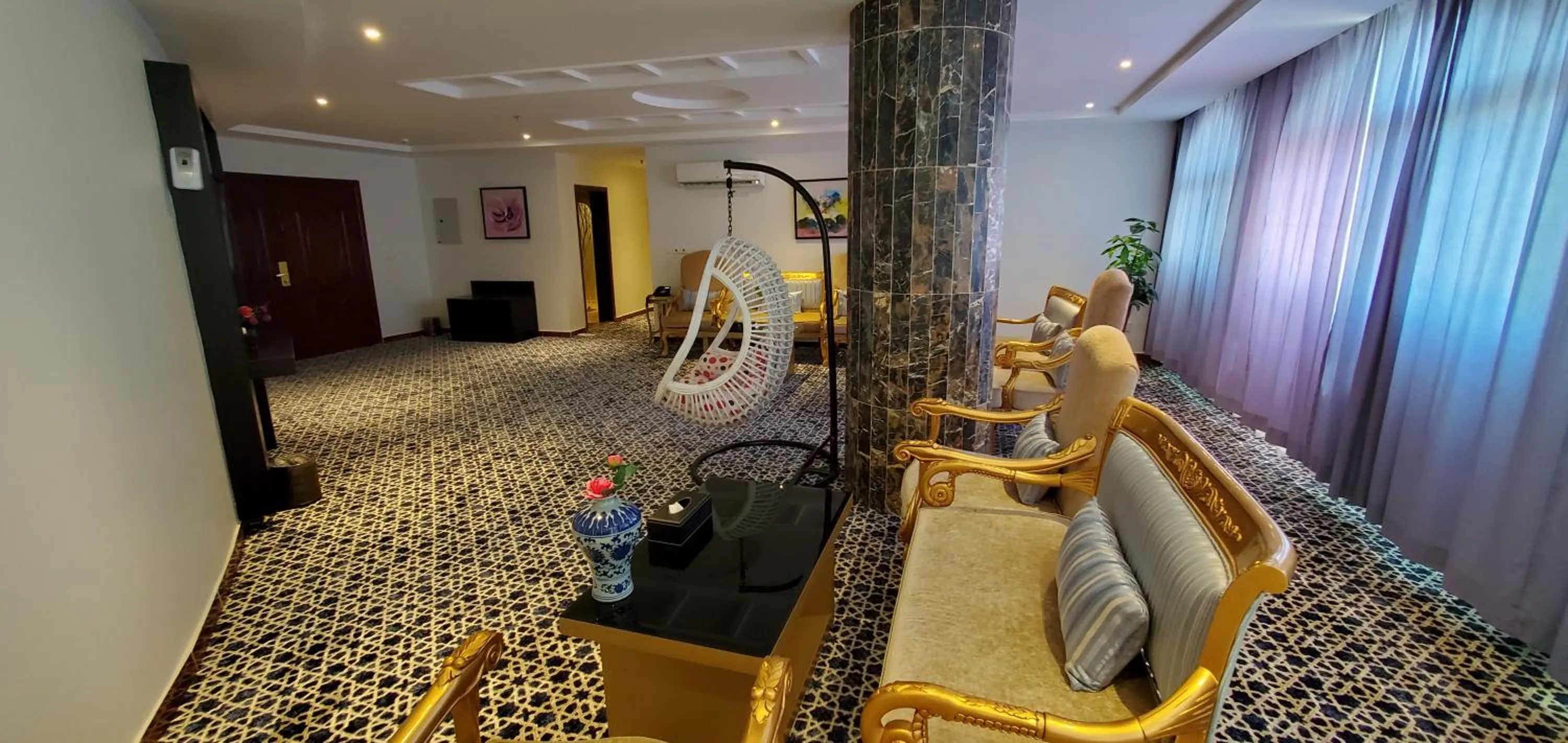 Seating area in Alazhar Palace Hotel